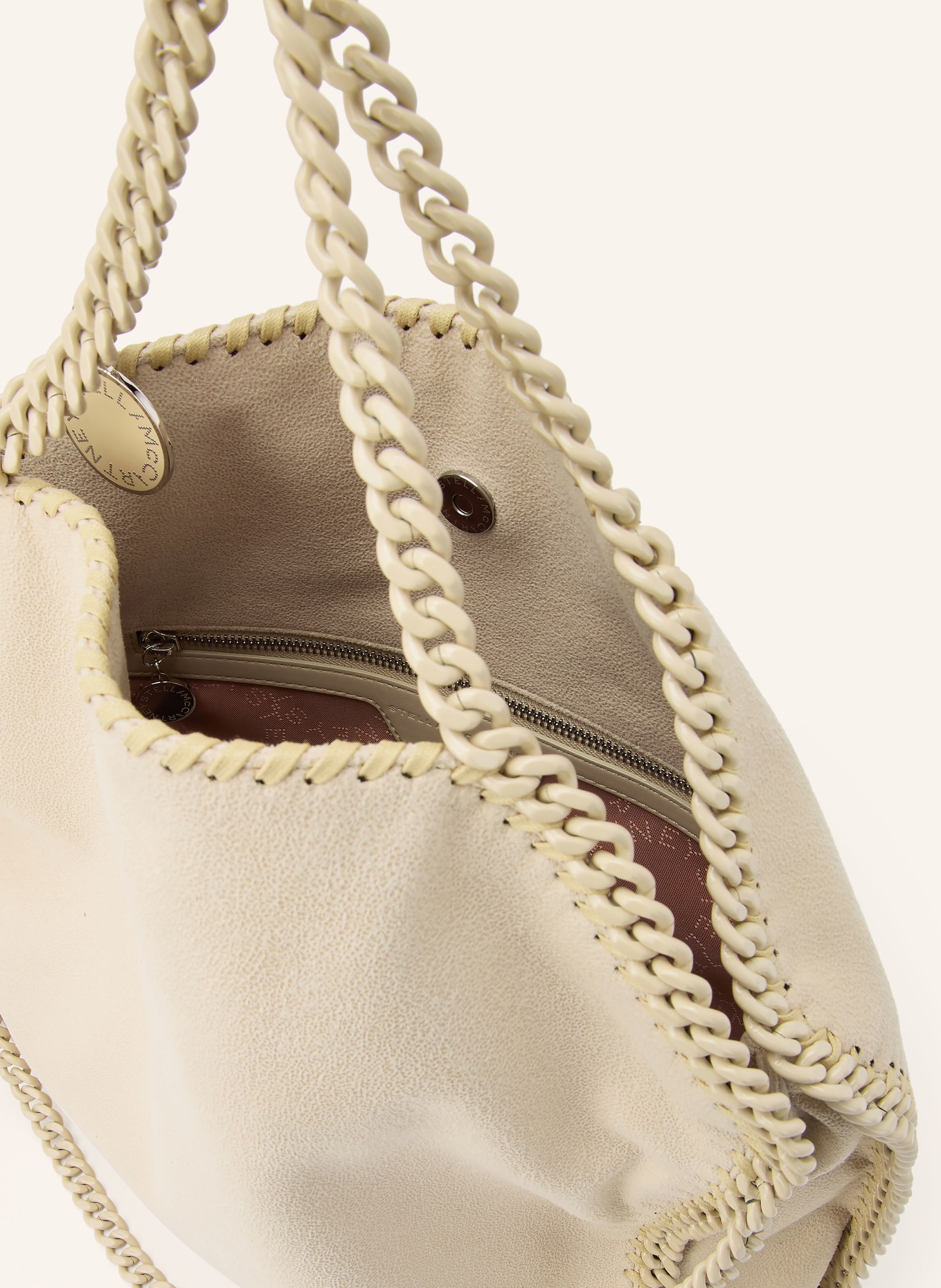 STELLA McCARTNEY FALABELLA Shoulder Bag: BEIGE
