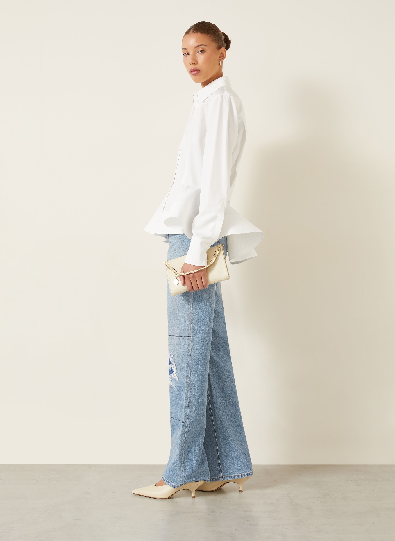 STELLA McCARTNEY Blugi drepți: 4152 MID BLUE