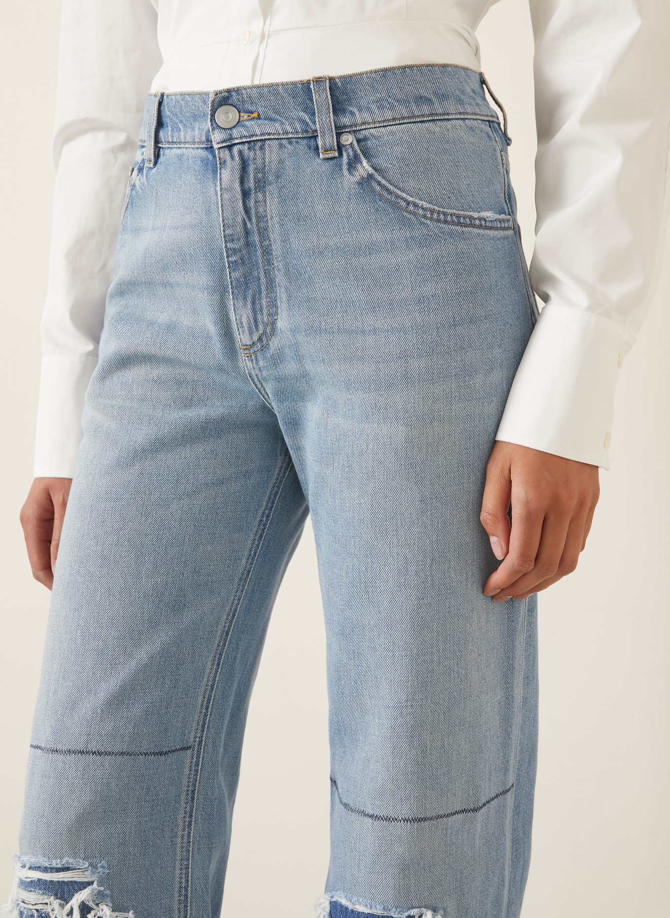 STELLA McCARTNEY Blugi drepți: 4152 MID BLUE