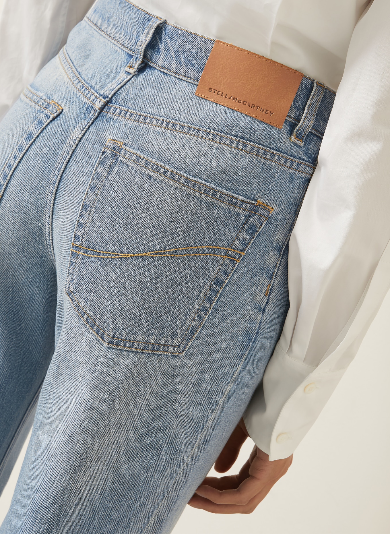 STELLA McCARTNEY Blugi drepți: 4152 MID BLUE