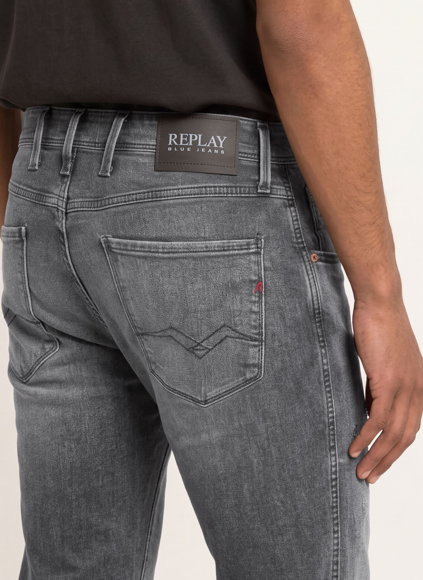 REPLAY Jean skinny: C097 DARK GREY