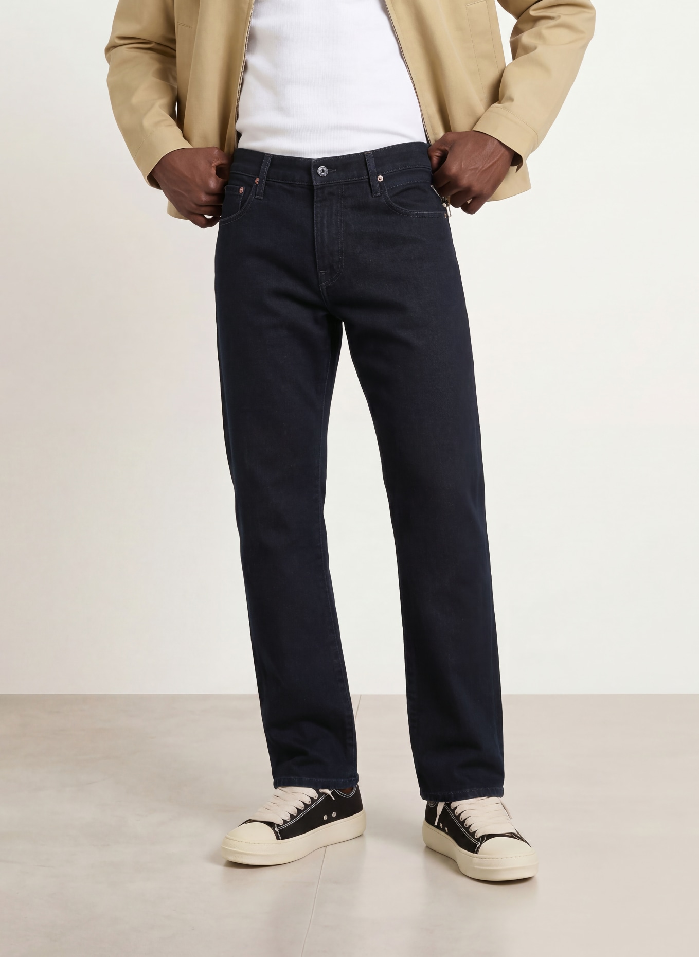 REPLAY Jean AIDEEN coupe droite: C007 DARK BLUE
