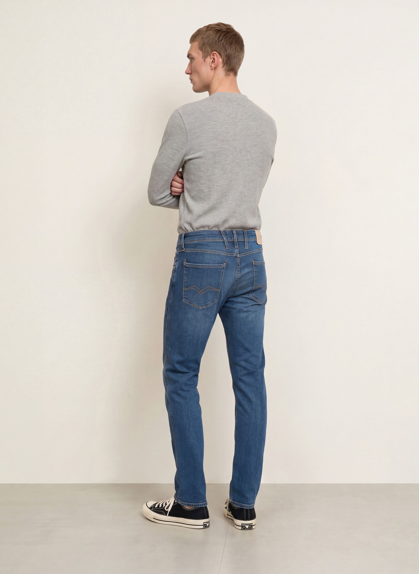 REPLAY Slim fit jeans: 007 DARK BLUE
