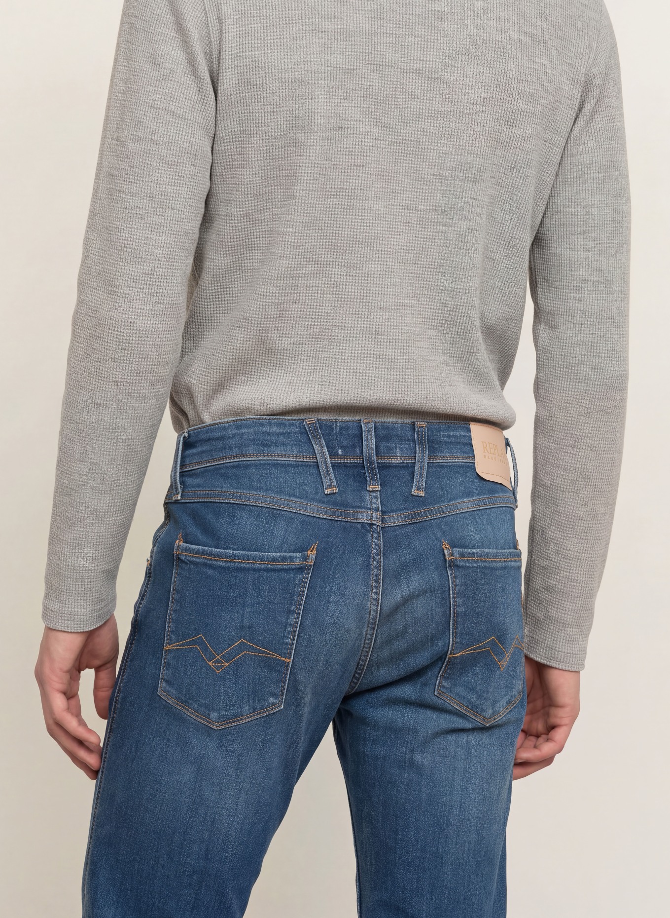 REPLAY Slim fit jeans: 007 DARK BLUE