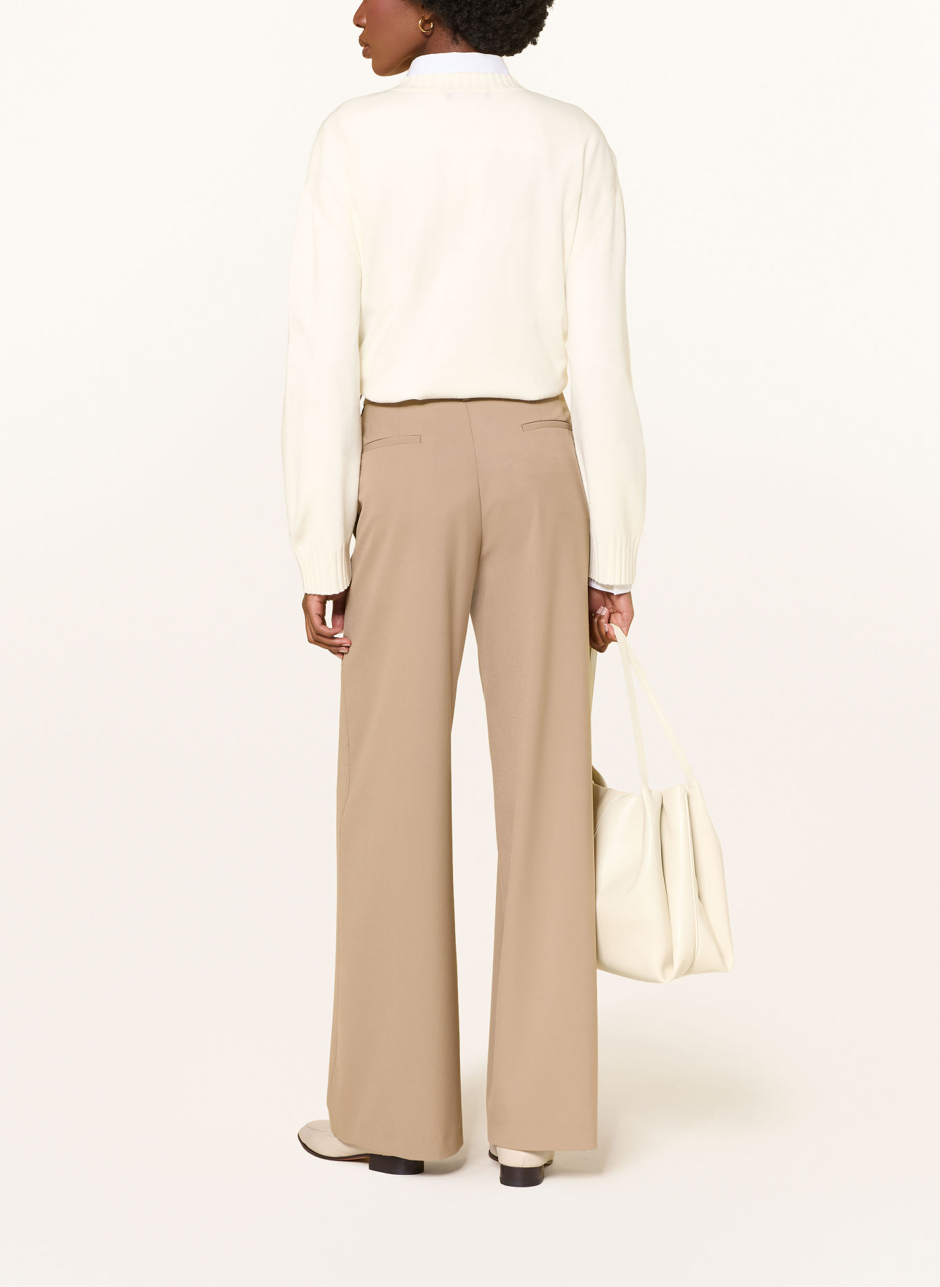 FABIANA FILIPPI Pullover mit Merinowolle: WEISS