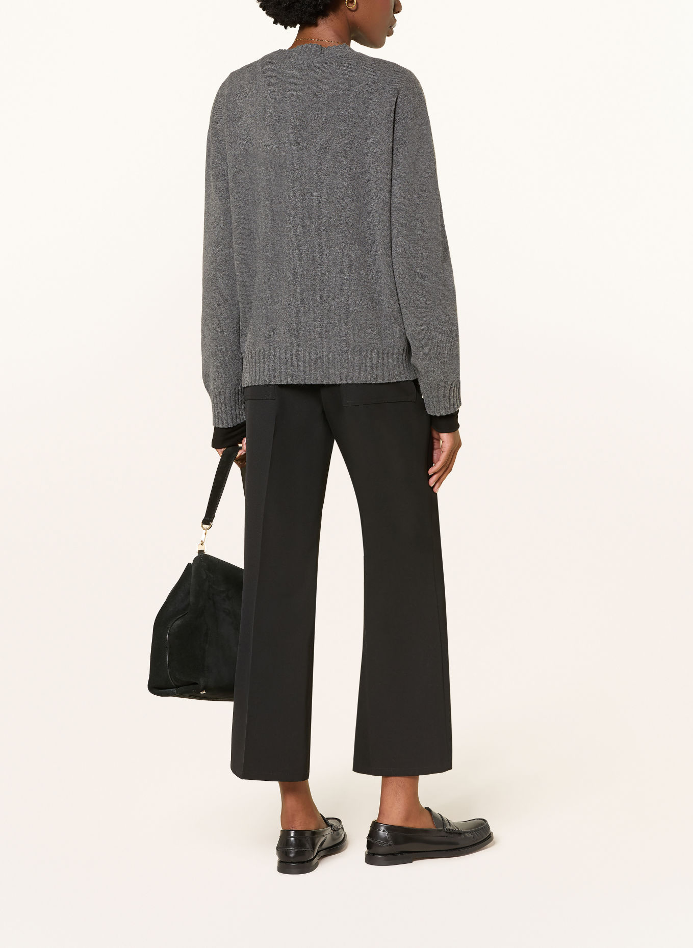 FABIANA FILIPPI Pullover mit Merinowolle: GRAU