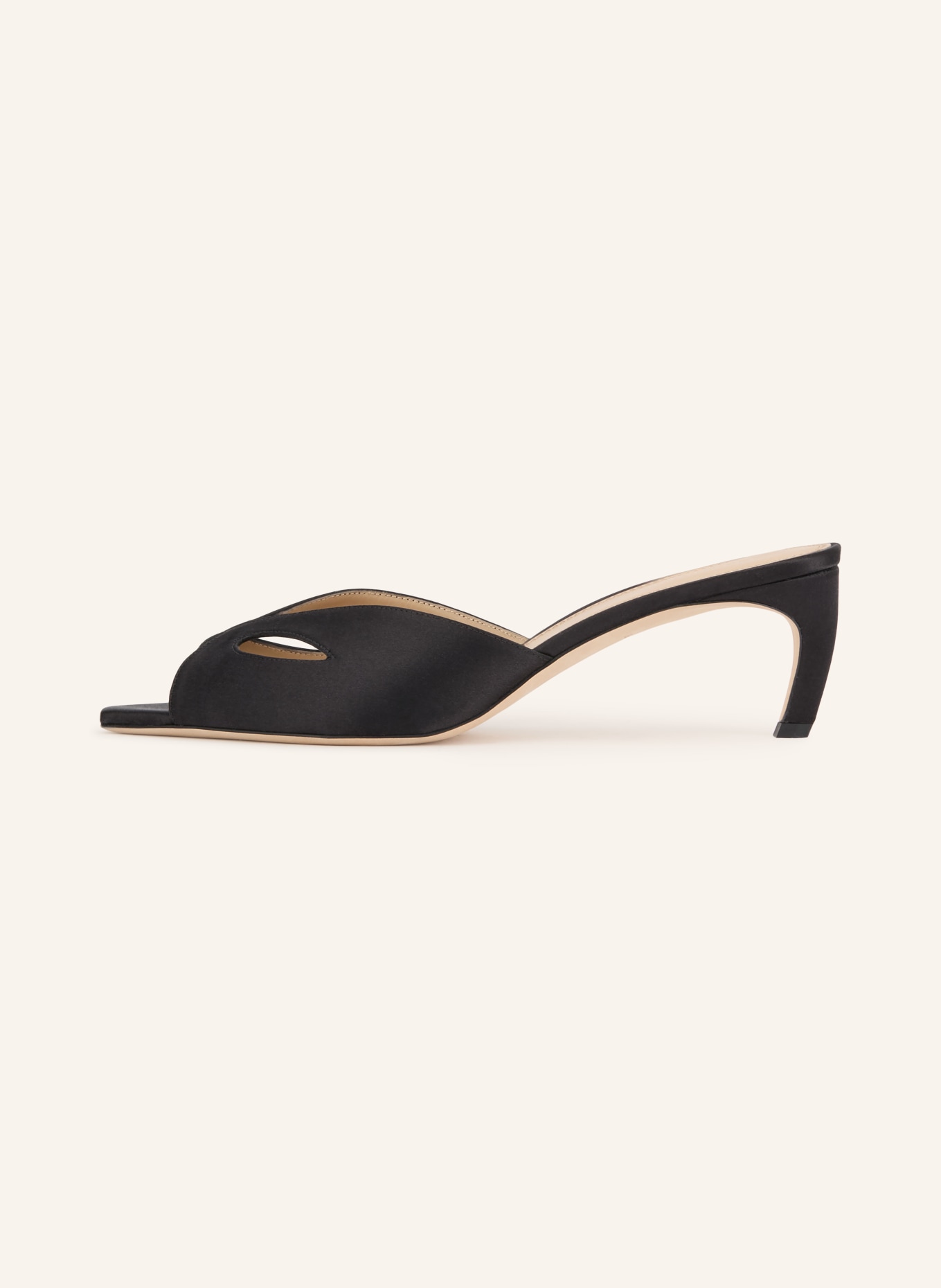 VICTORIA BECKHAM Muiltjes HARLOW MASK met uitsnijdingen: ZWART