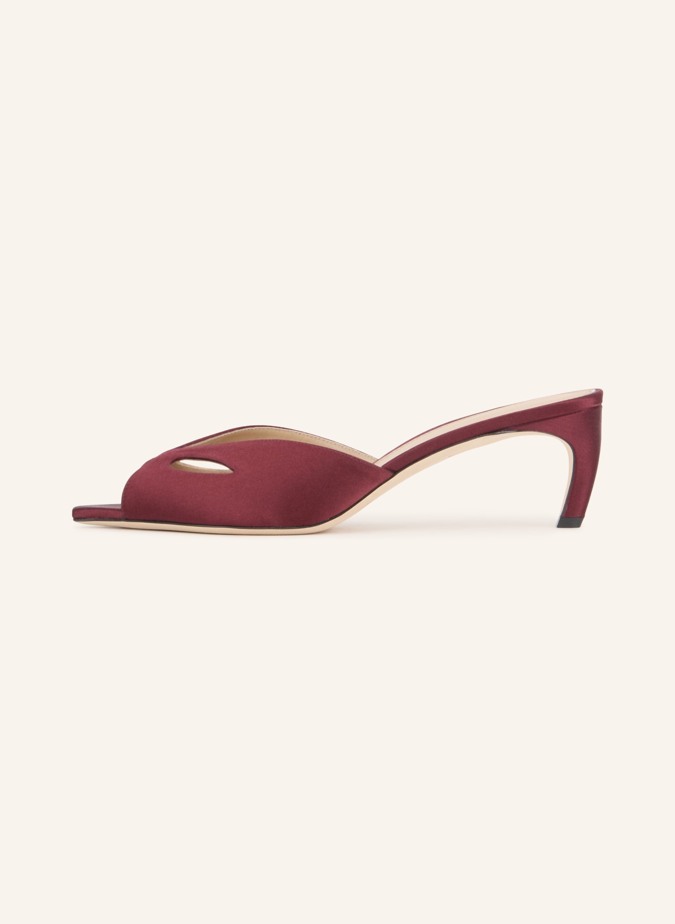 VICTORIA BECKHAM Muiltjes HARLOW MASK met uitsnijdingen: DONKERROOD