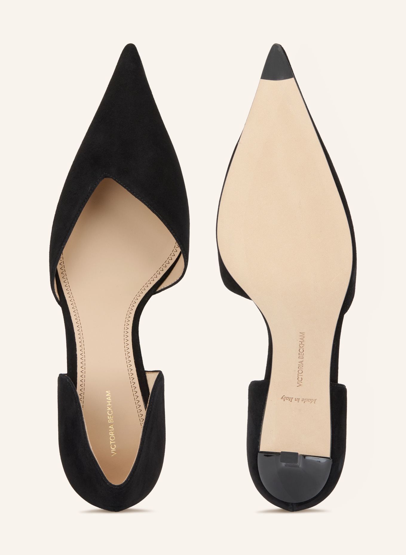 VICTORIA BECKHAM Escarpins VICTORIA ANGLE D'ORSAY: NOIR
