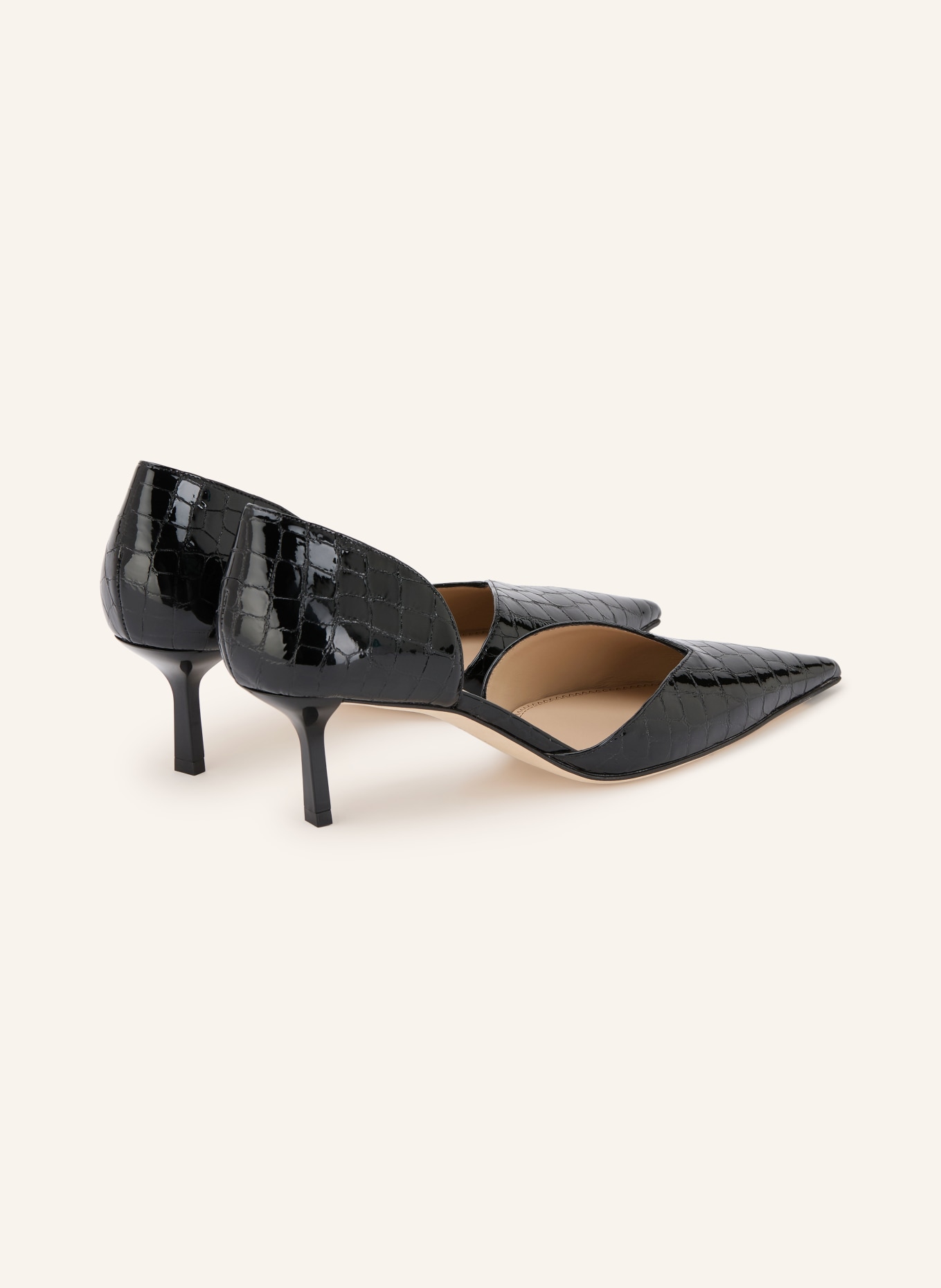 VICTORIA BECKHAM Lack-Pumps VICTORIA ANGLE D'ORSAY: SCHWARZ