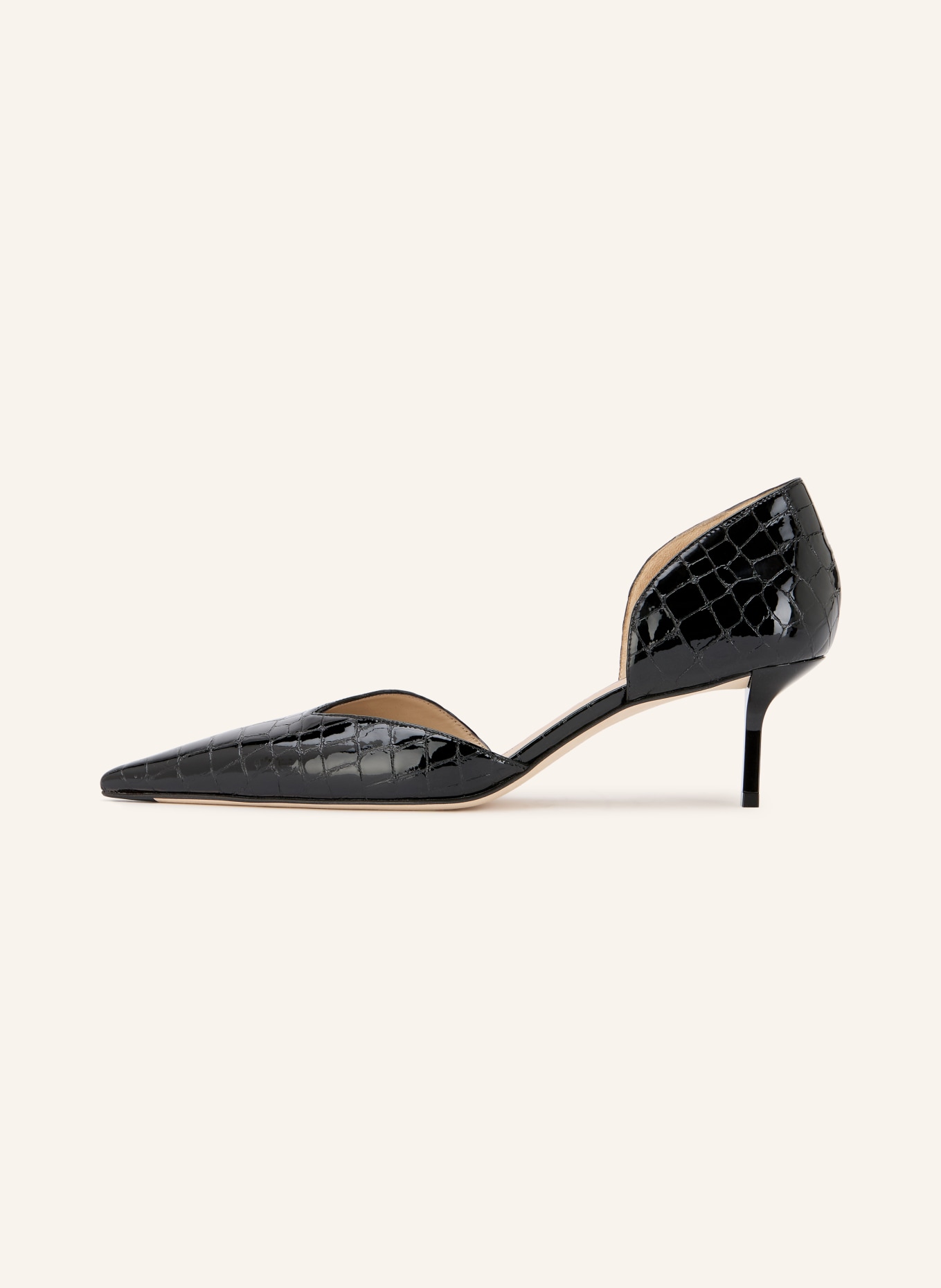 VICTORIA BECKHAM Lack-Pumps VICTORIA ANGLE D'ORSAY: SCHWARZ