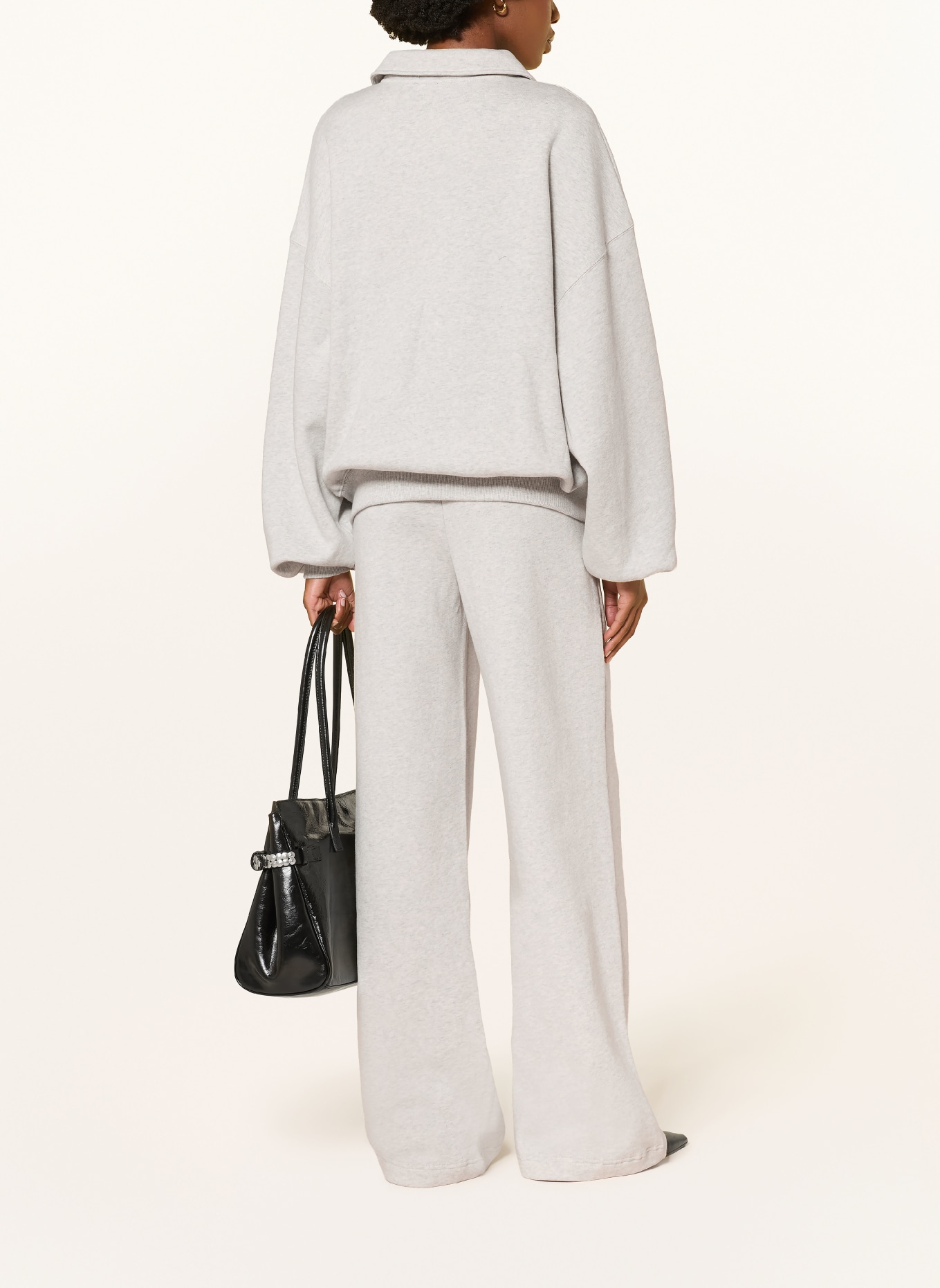 ROTATE Sweatshirt: LICHTGRIJS