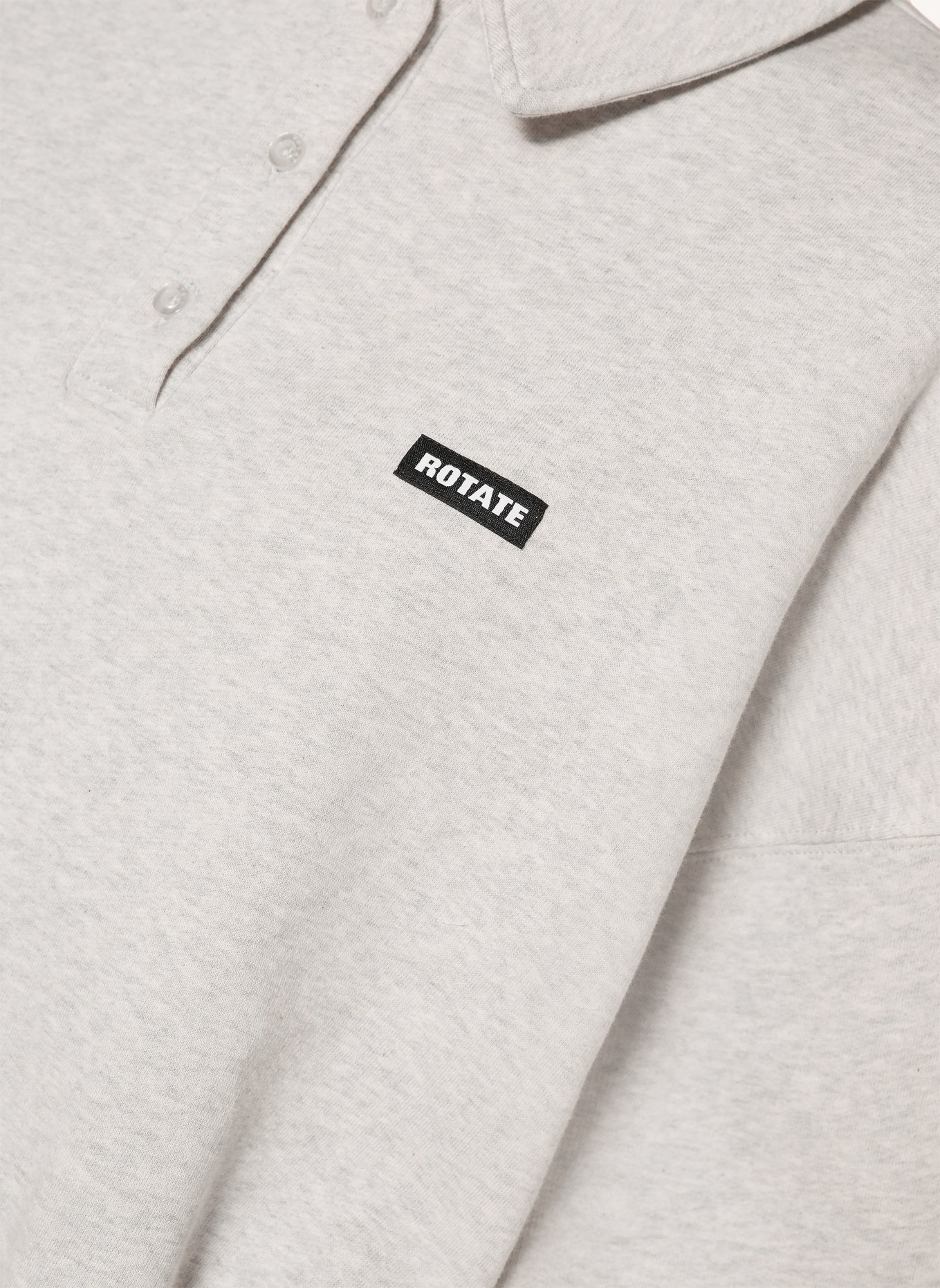 ROTATE Sweatshirt: LICHTGRIJS