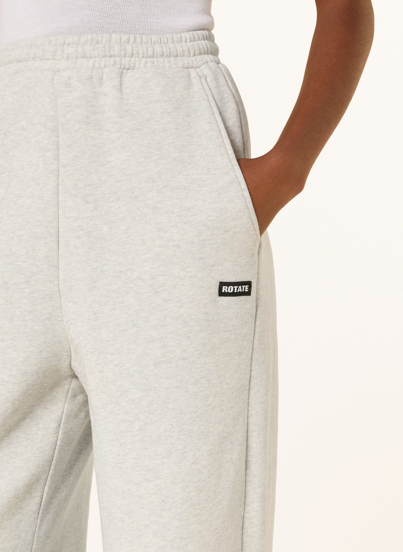 ROTATE Hose im Jogging-Stil: HELLGRAU