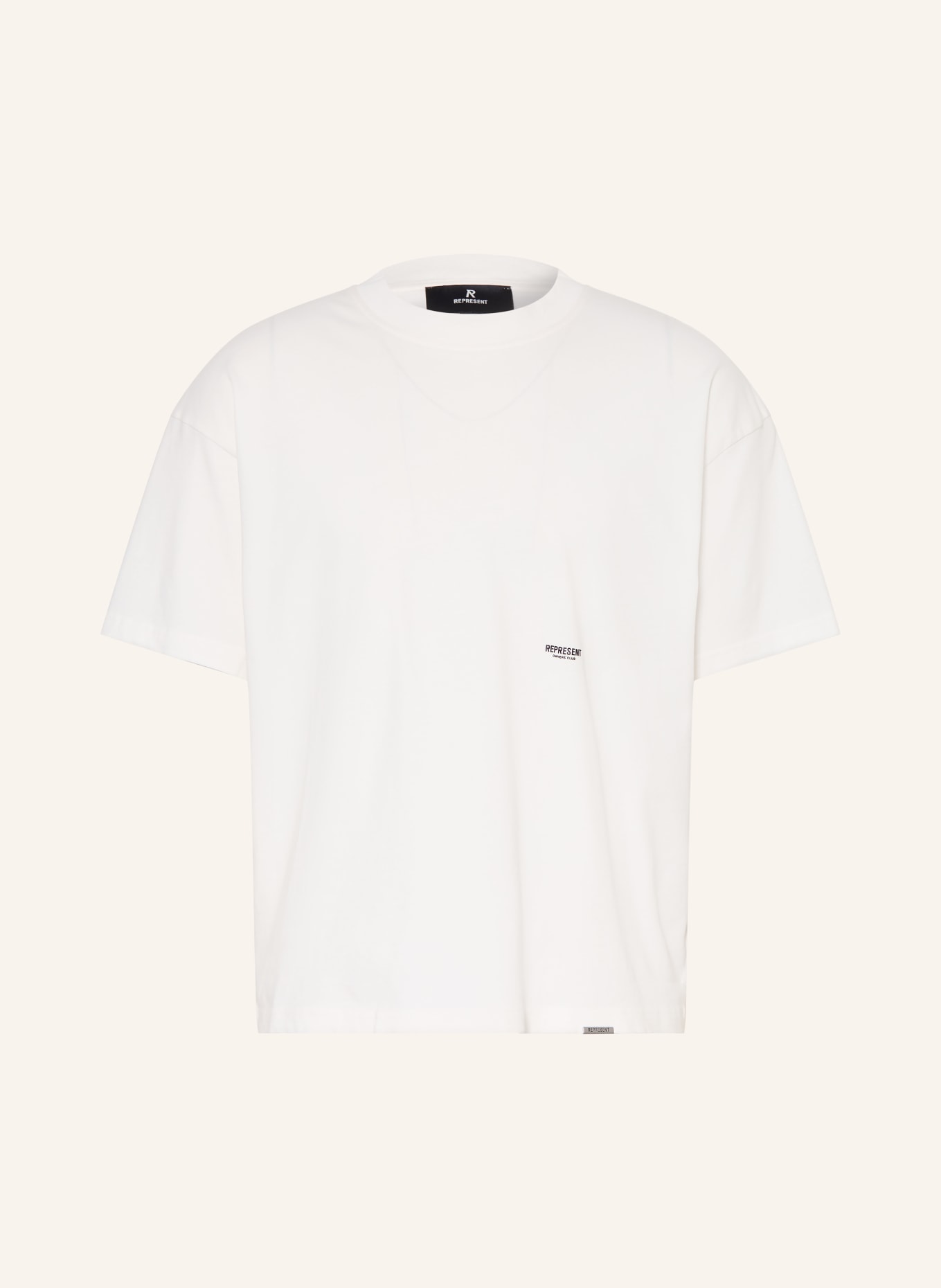 REPRESENT T-shirt: WHITE / BLACK