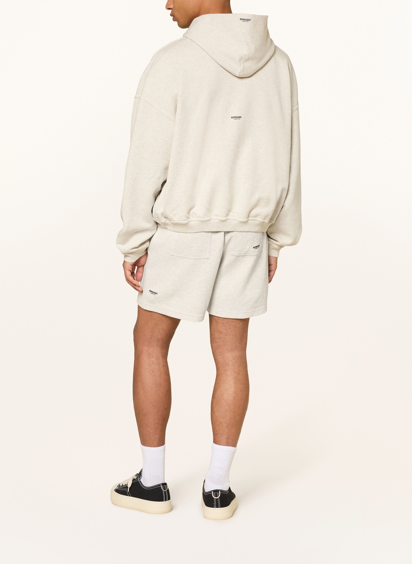 REPRESENT Jersey-short MICRO OWNERS CLUB: LICHTGRIJS / ZWART