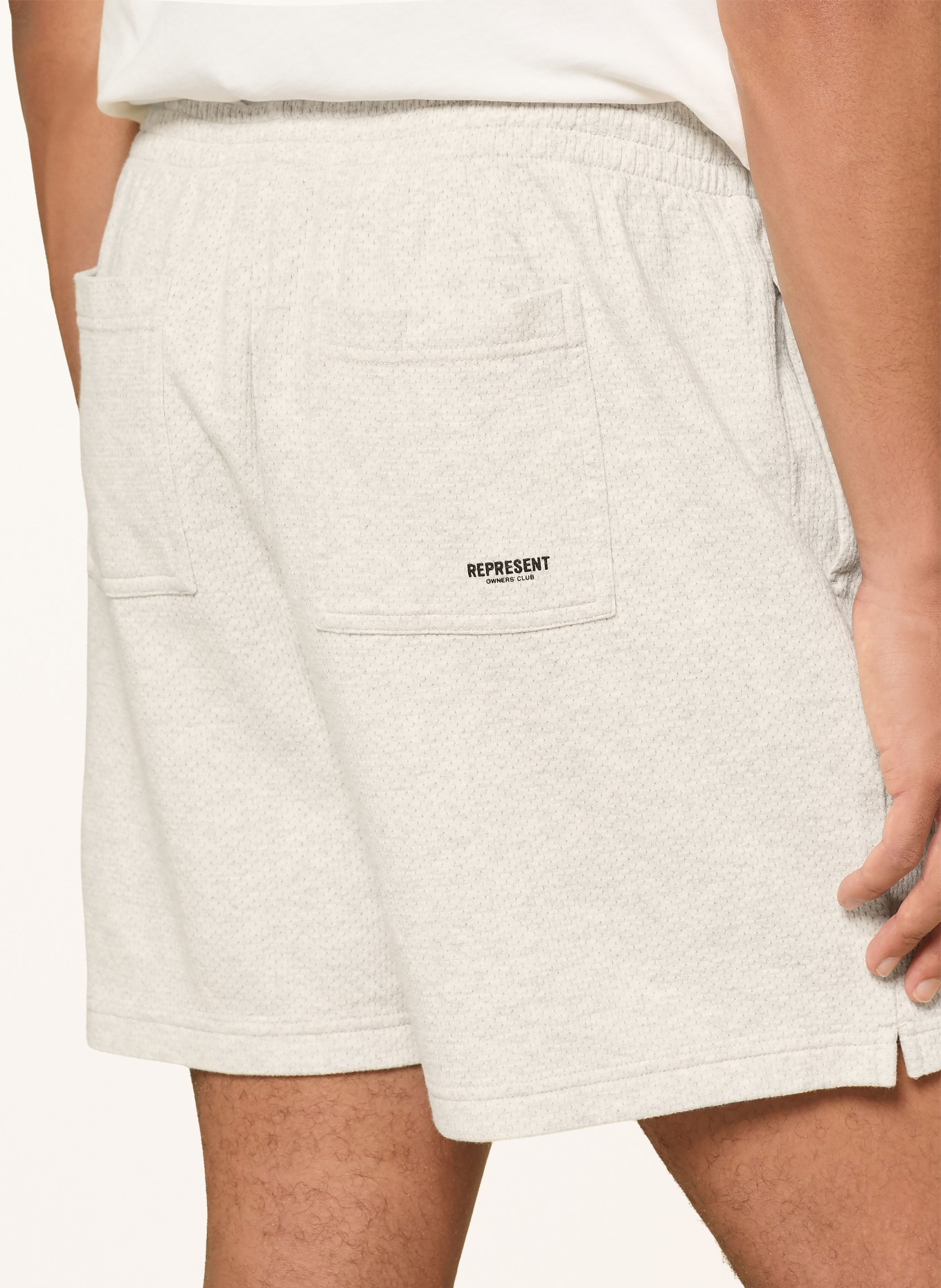 REPRESENT Jersey-short MICRO OWNERS CLUB: LICHTGRIJS / ZWART