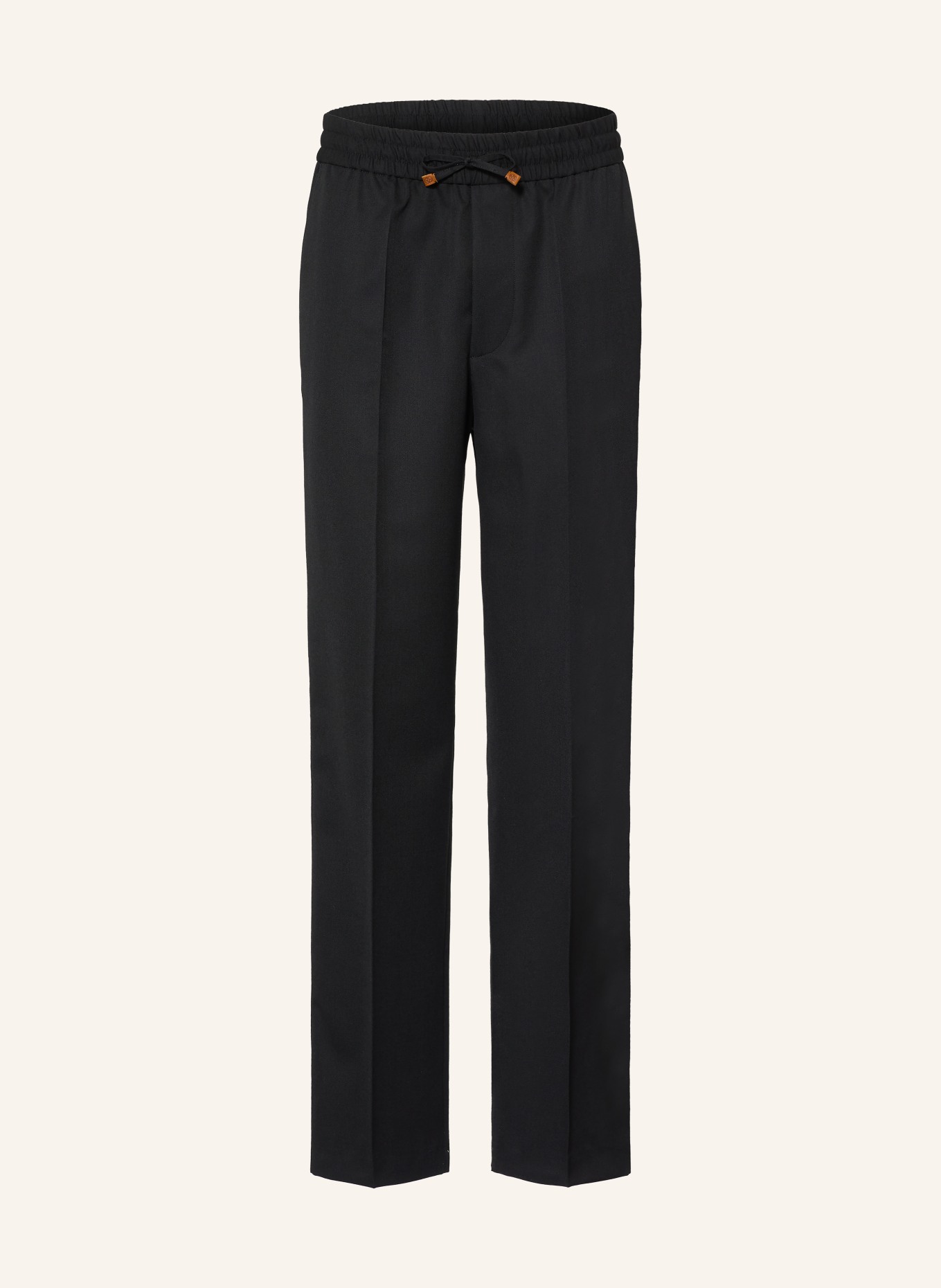 DRÔLE DE MONSIEUR Broek in joggingstijl, regular fit: ZWART