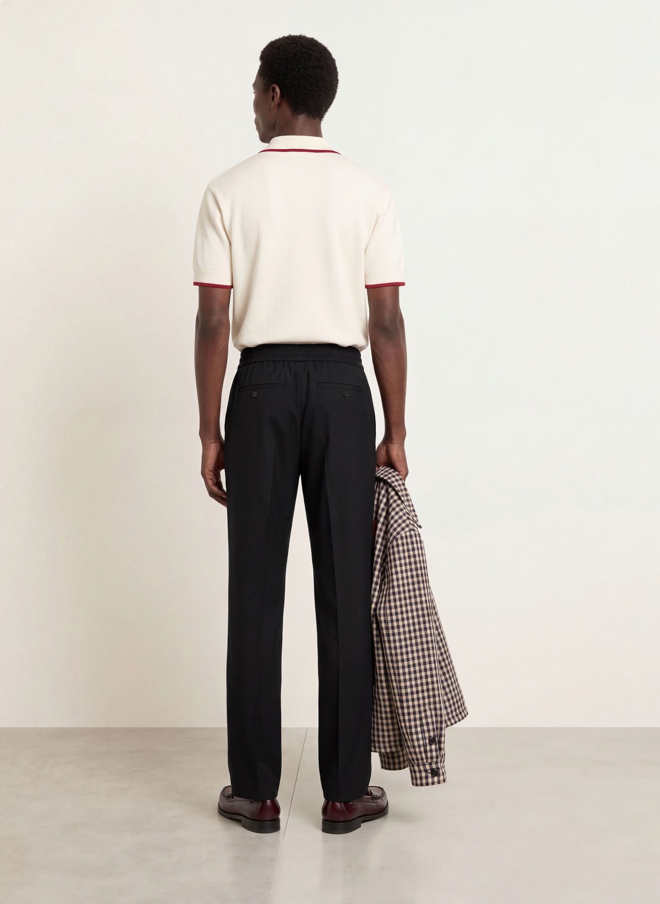 DRÔLE DE MONSIEUR Broek in joggingstijl, regular fit: ZWART