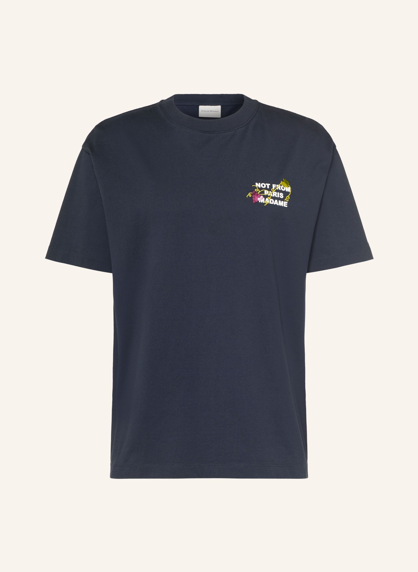 DRÔLE DE MONSIEUR T-shirt: DONKERBLAUW
