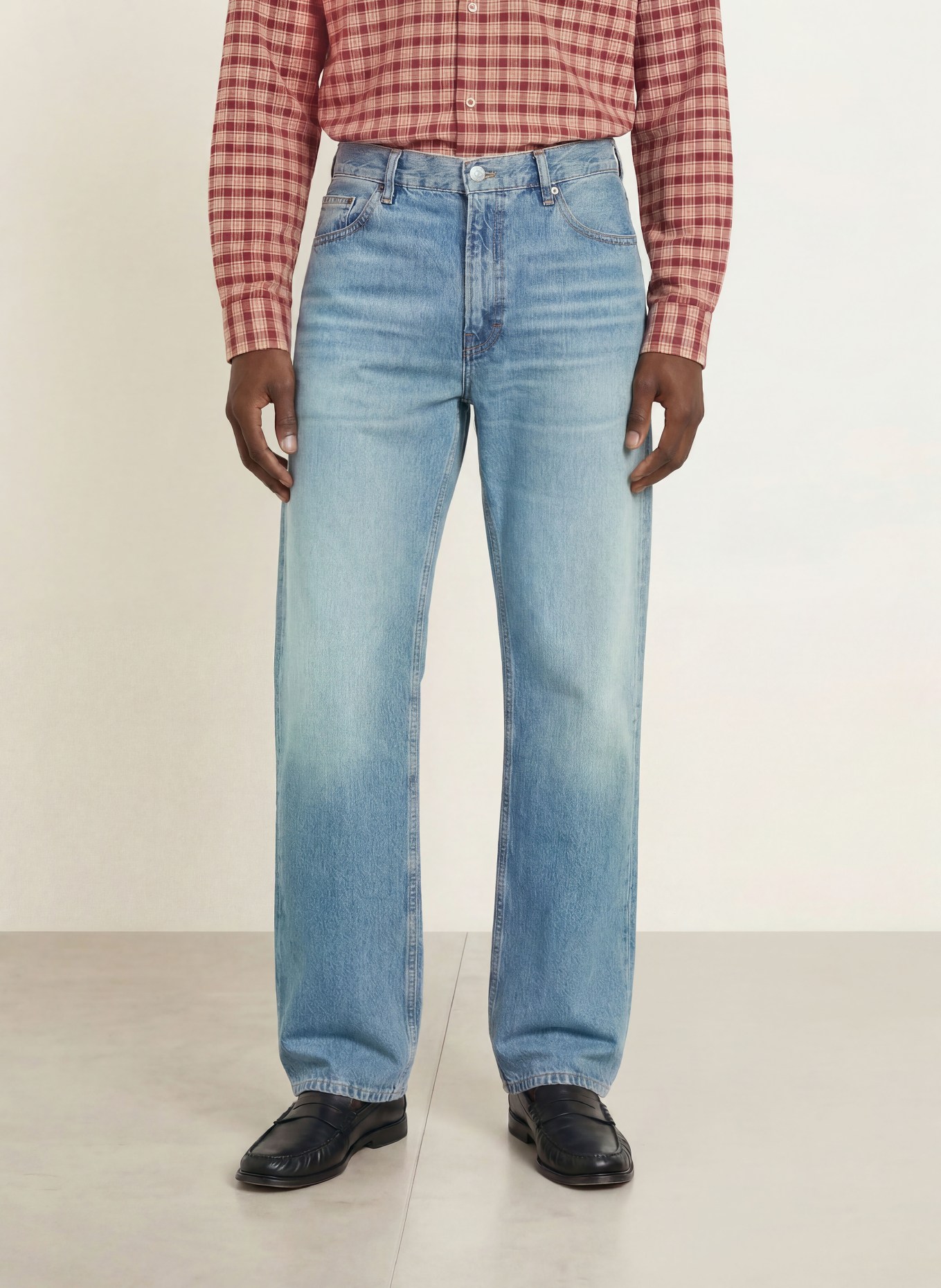 FRAME Relaxed-Fit Jeans: CMPN CAMPING