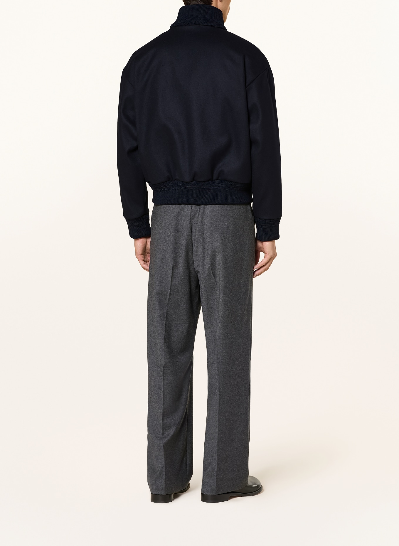 BARENA VENEZIA BOLSER Bomber jacket: DARK BLUE