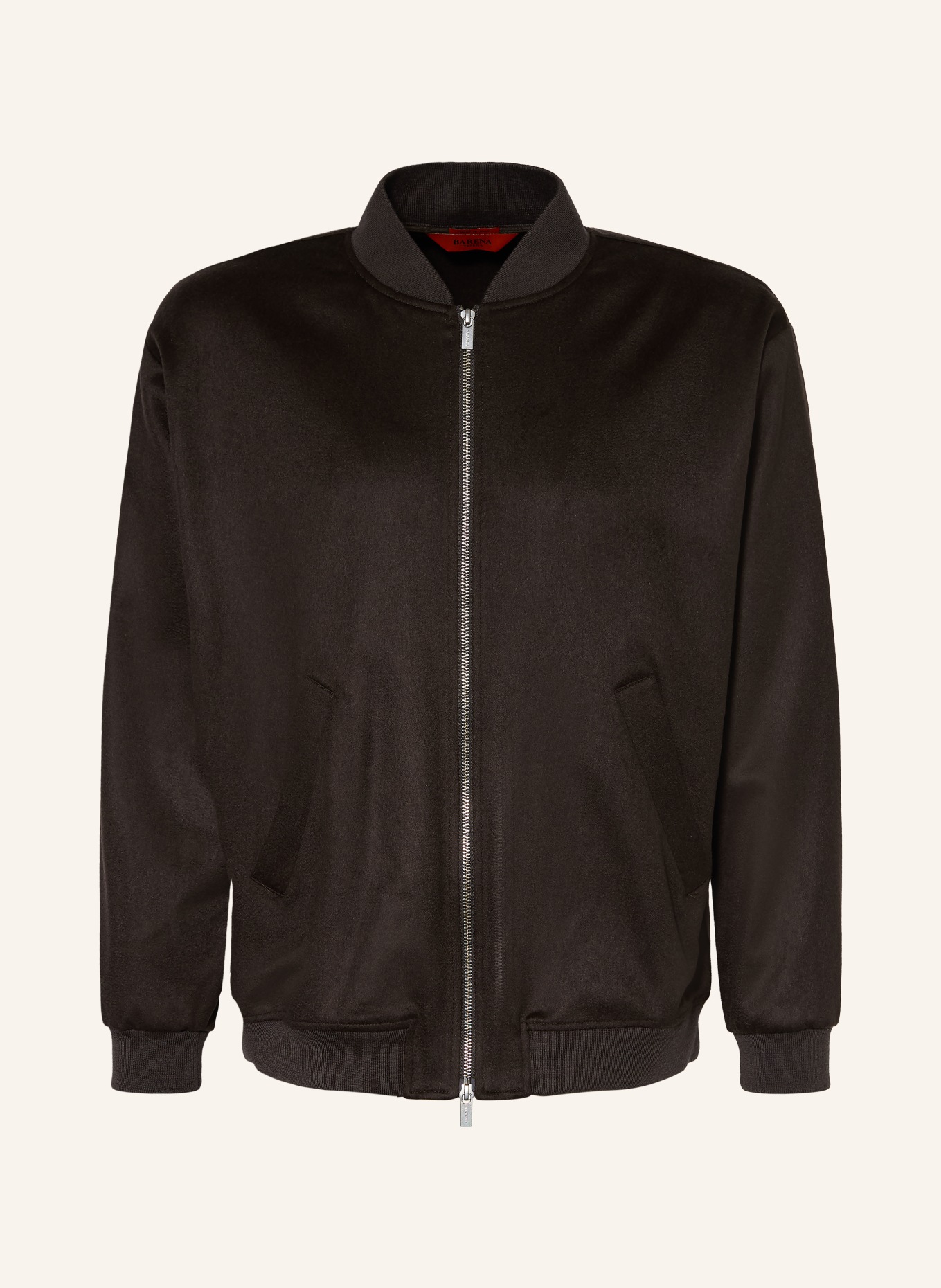 BARENA VENEZIA GABIER Cashmere Bomber jacket: DARK BROWN
