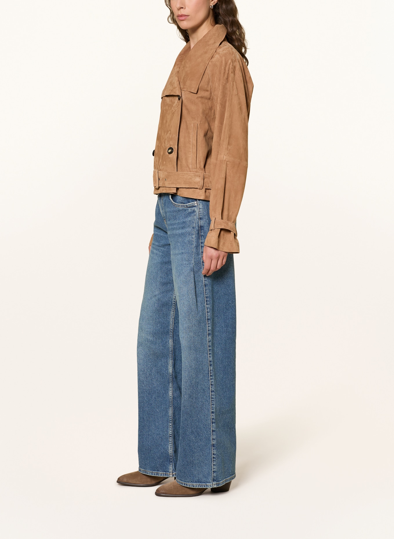 comma Wide Leg Jeans: 56Z7 BLUE