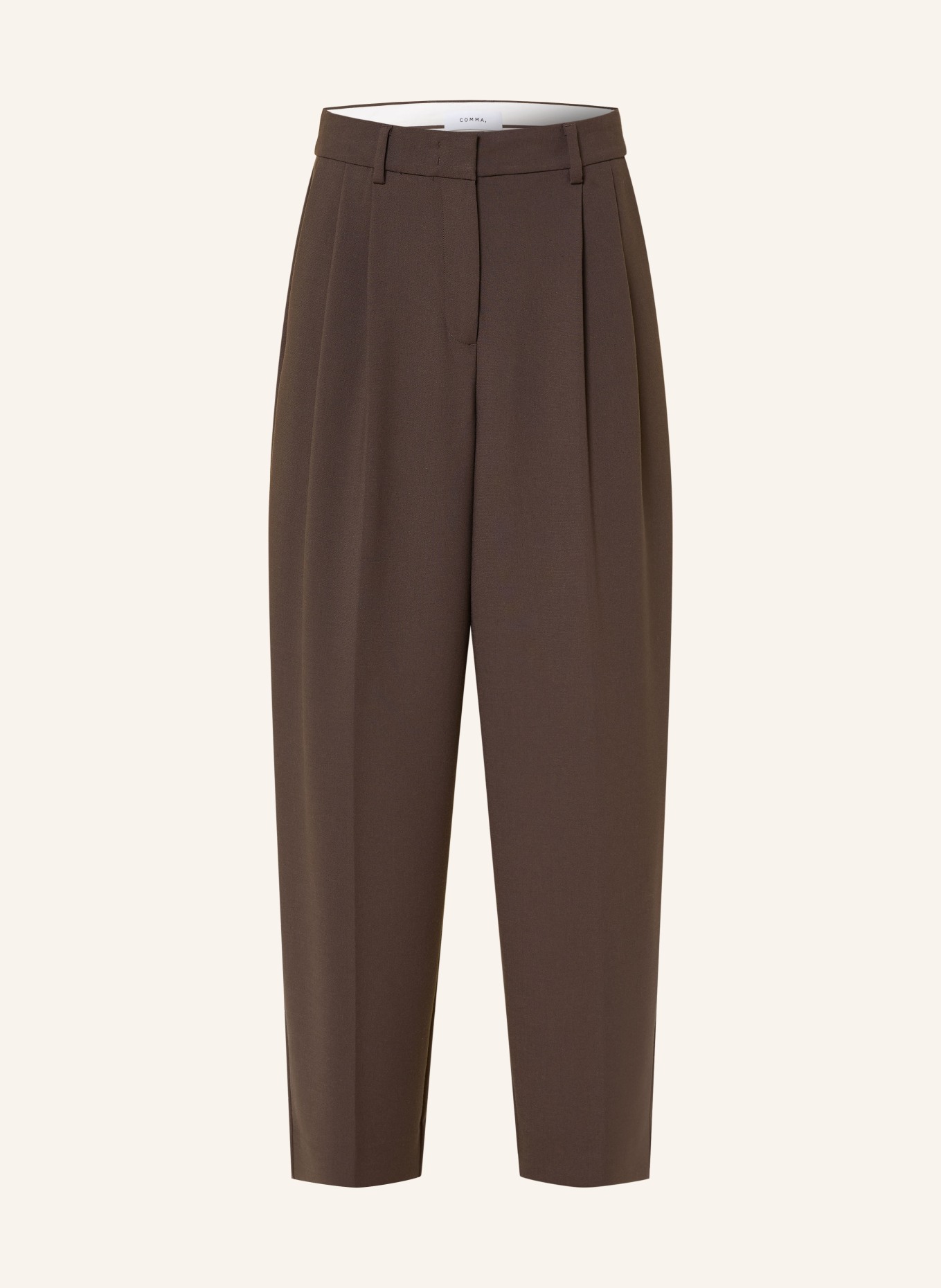 comma Broek: MARRON FONCÉ