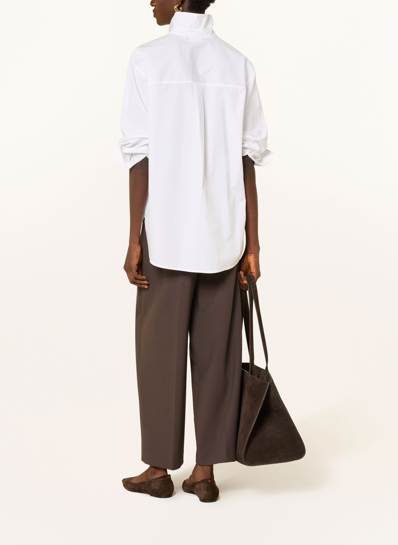 comma Broek: MARRON FONCÉ
