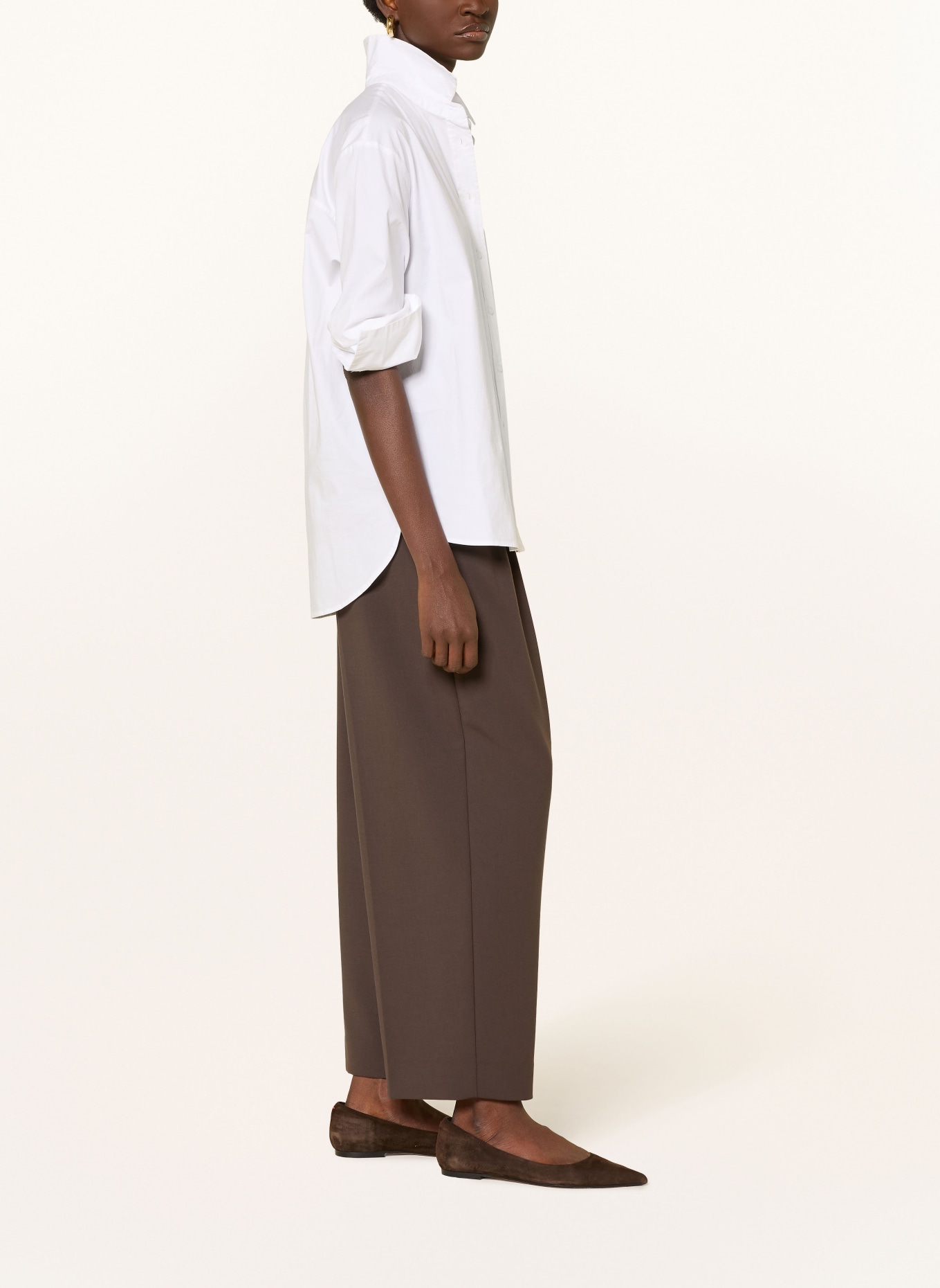 comma Broek: MARRON FONCÉ