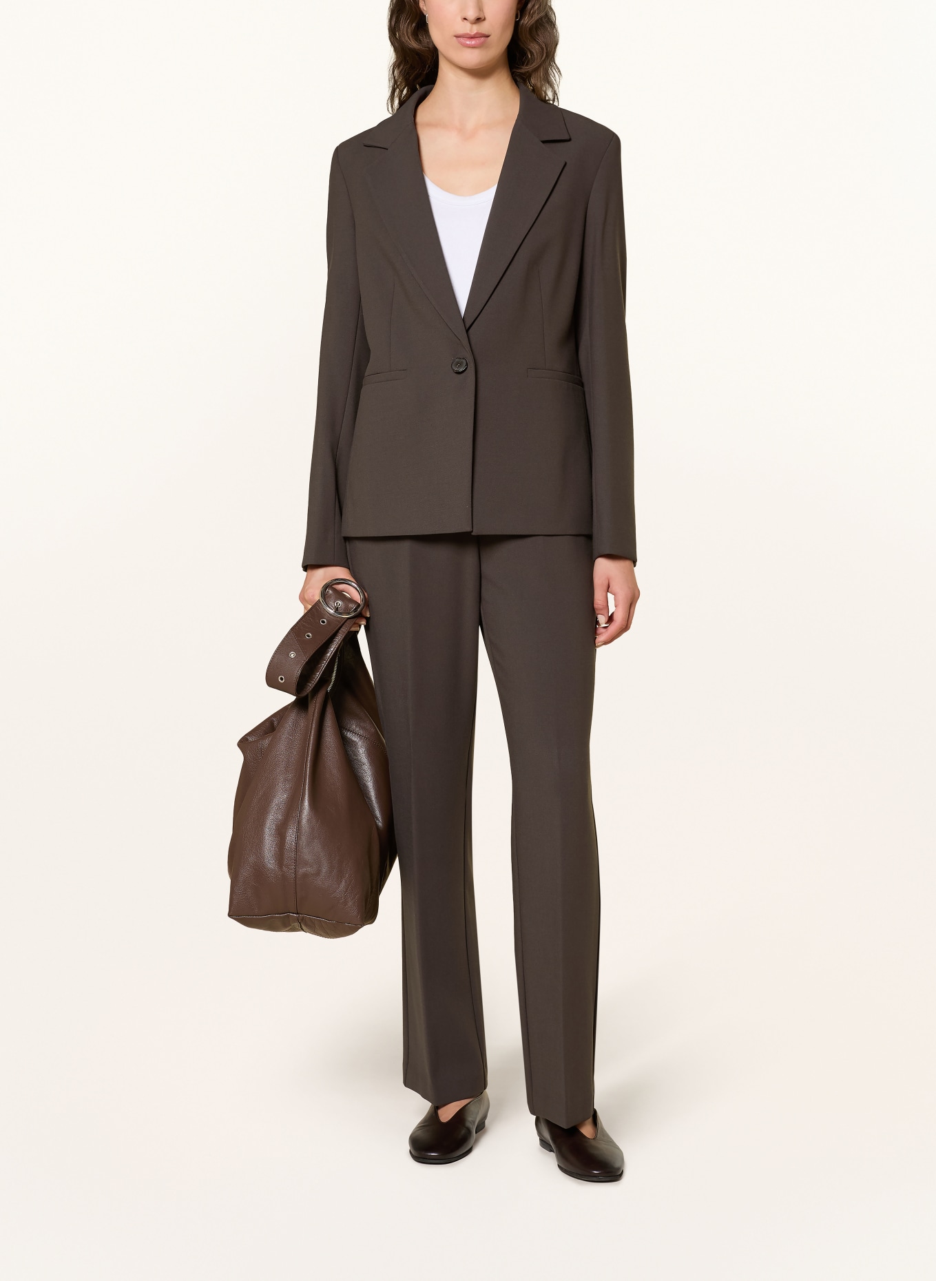 comma Blazer: MARRON FONCÉ
