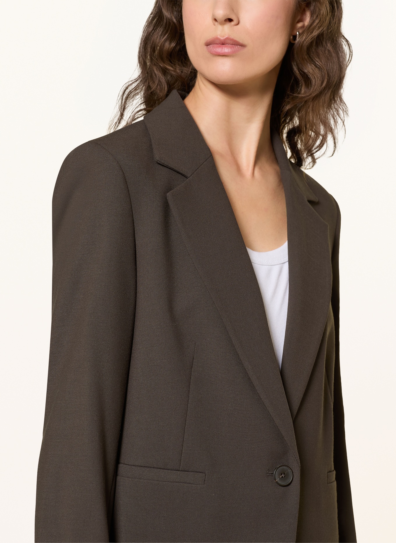 comma Blazer: MARRON FONCÉ