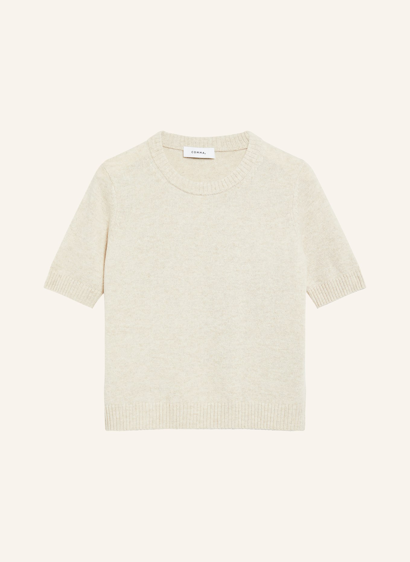 comma Strickshirt: BEIGE