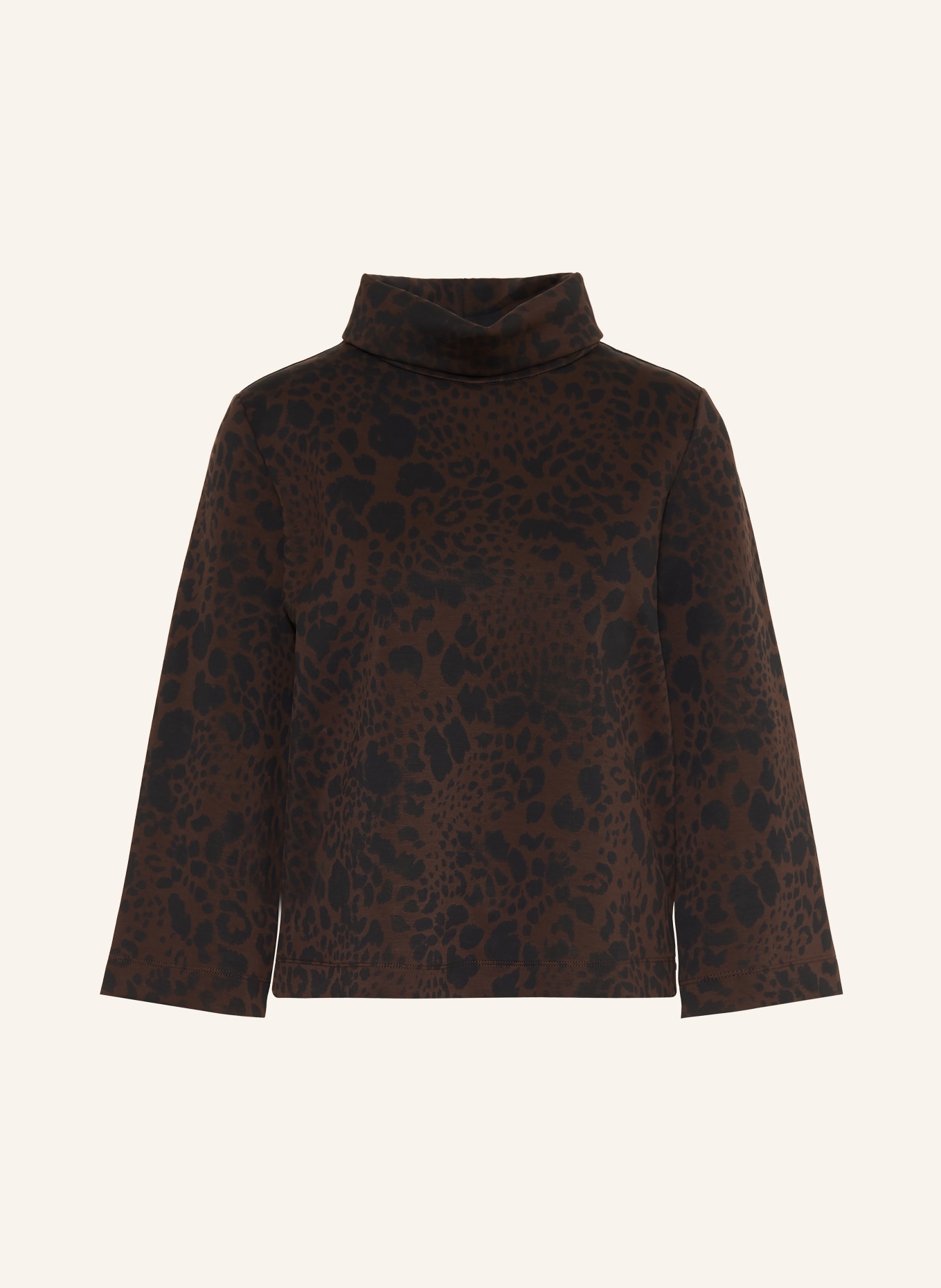 s.Oliver BLACK LABEL Sweatshirt: MARRON FONCÉ / NOIR
