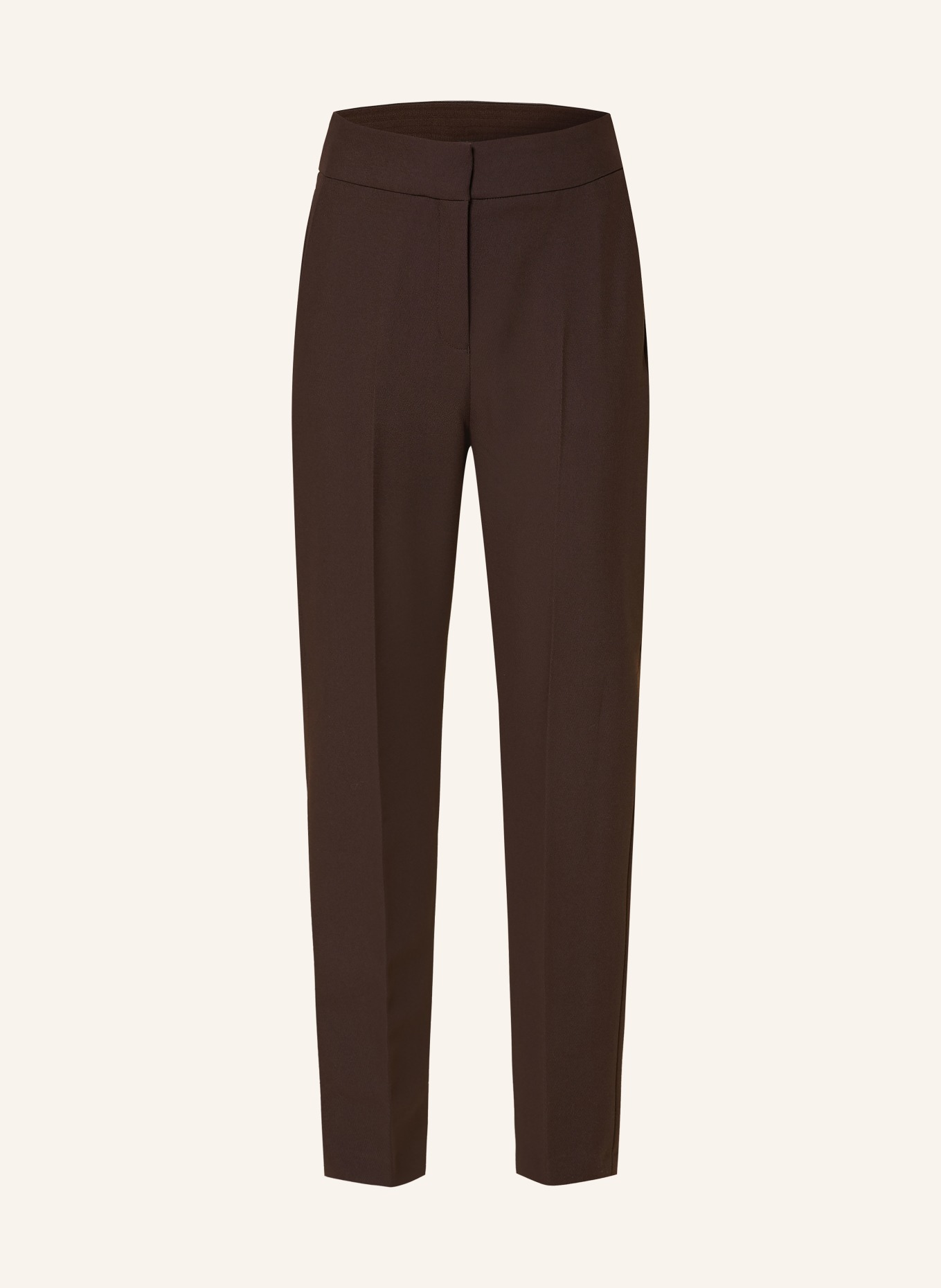 s.Oliver BLACK LABEL Broek: MARRON FONCÉ