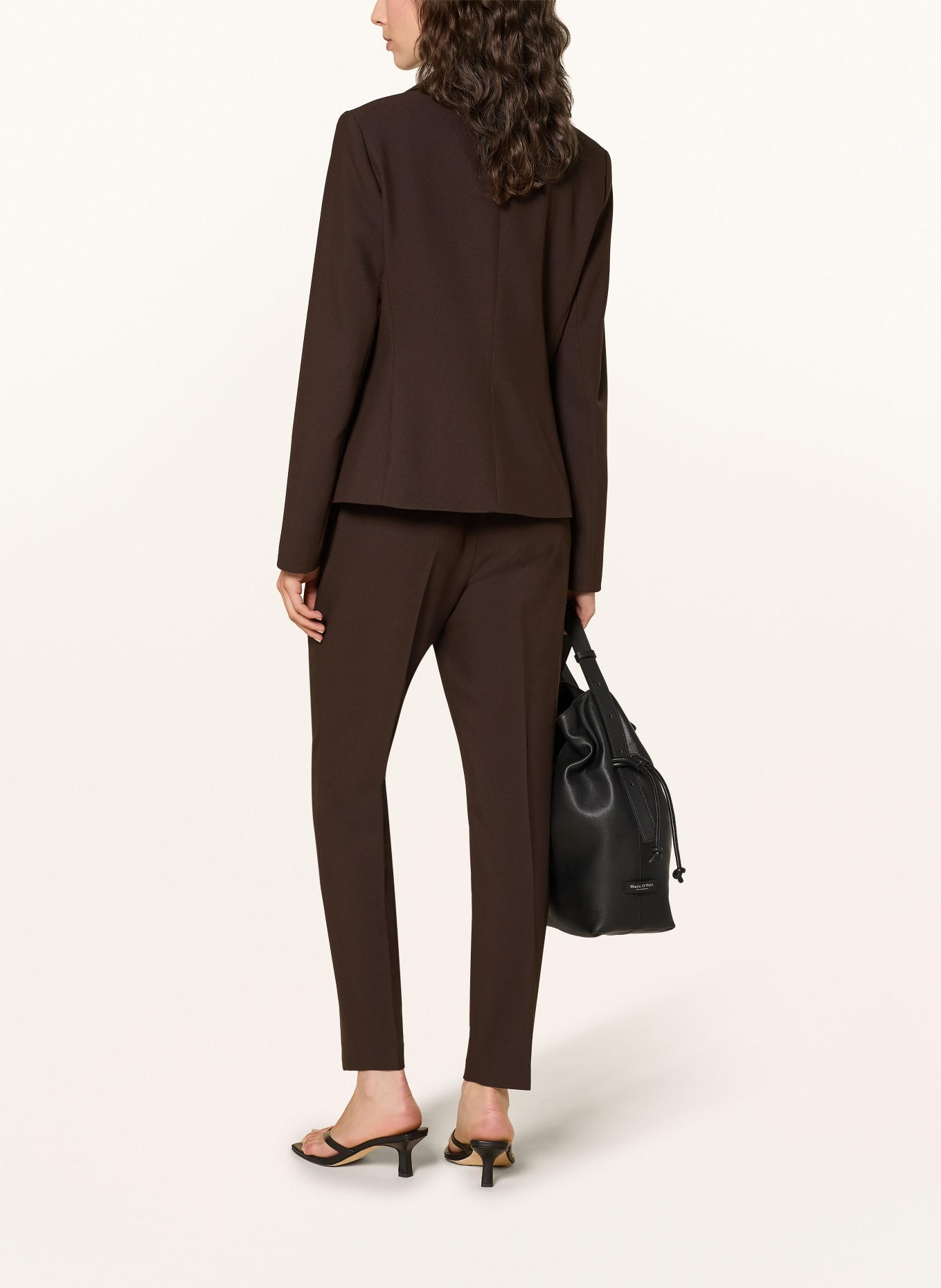 s.Oliver BLACK LABEL Broek: MARRON FONCÉ