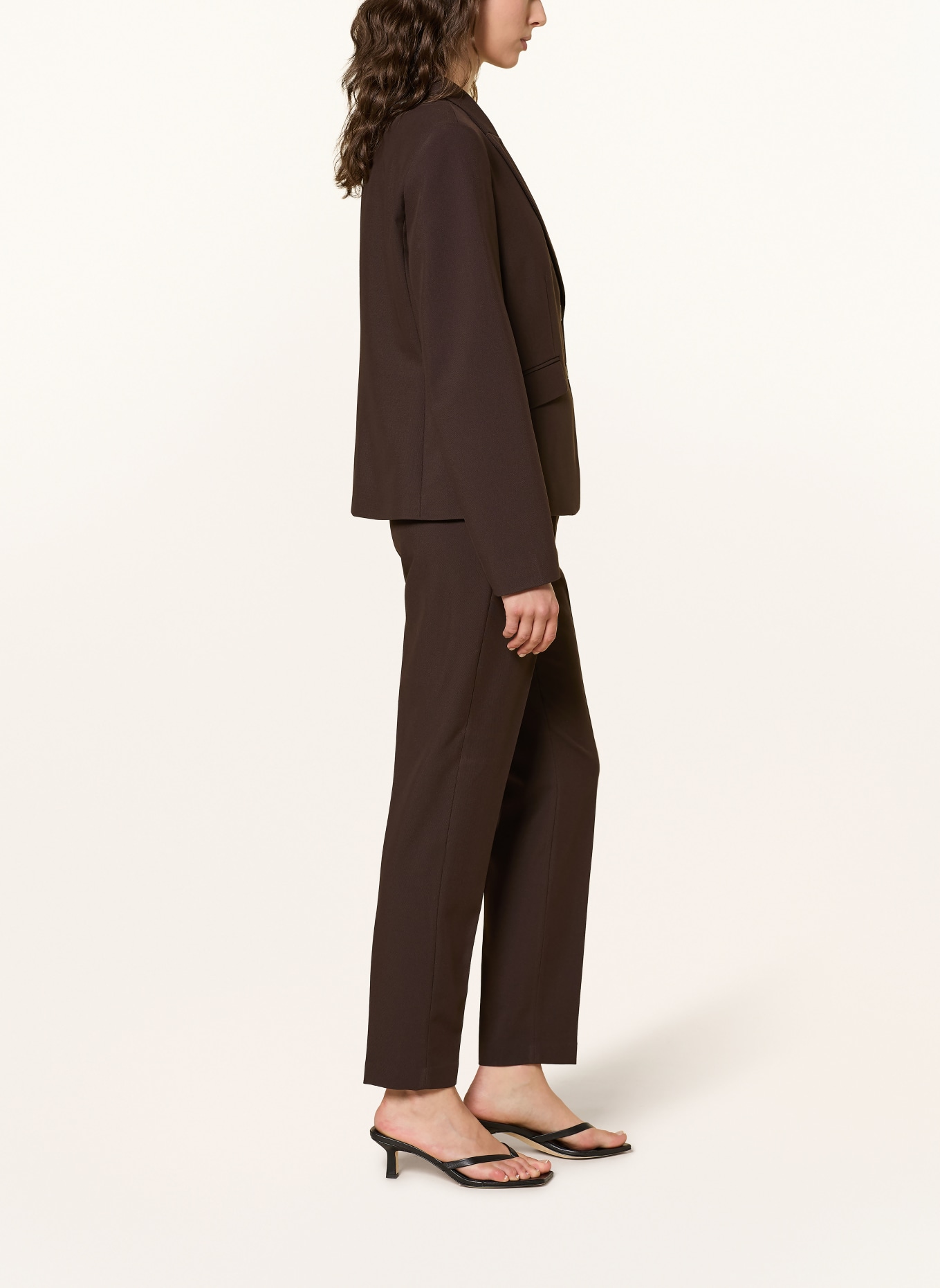 s.Oliver BLACK LABEL Broek: MARRON FONCÉ
