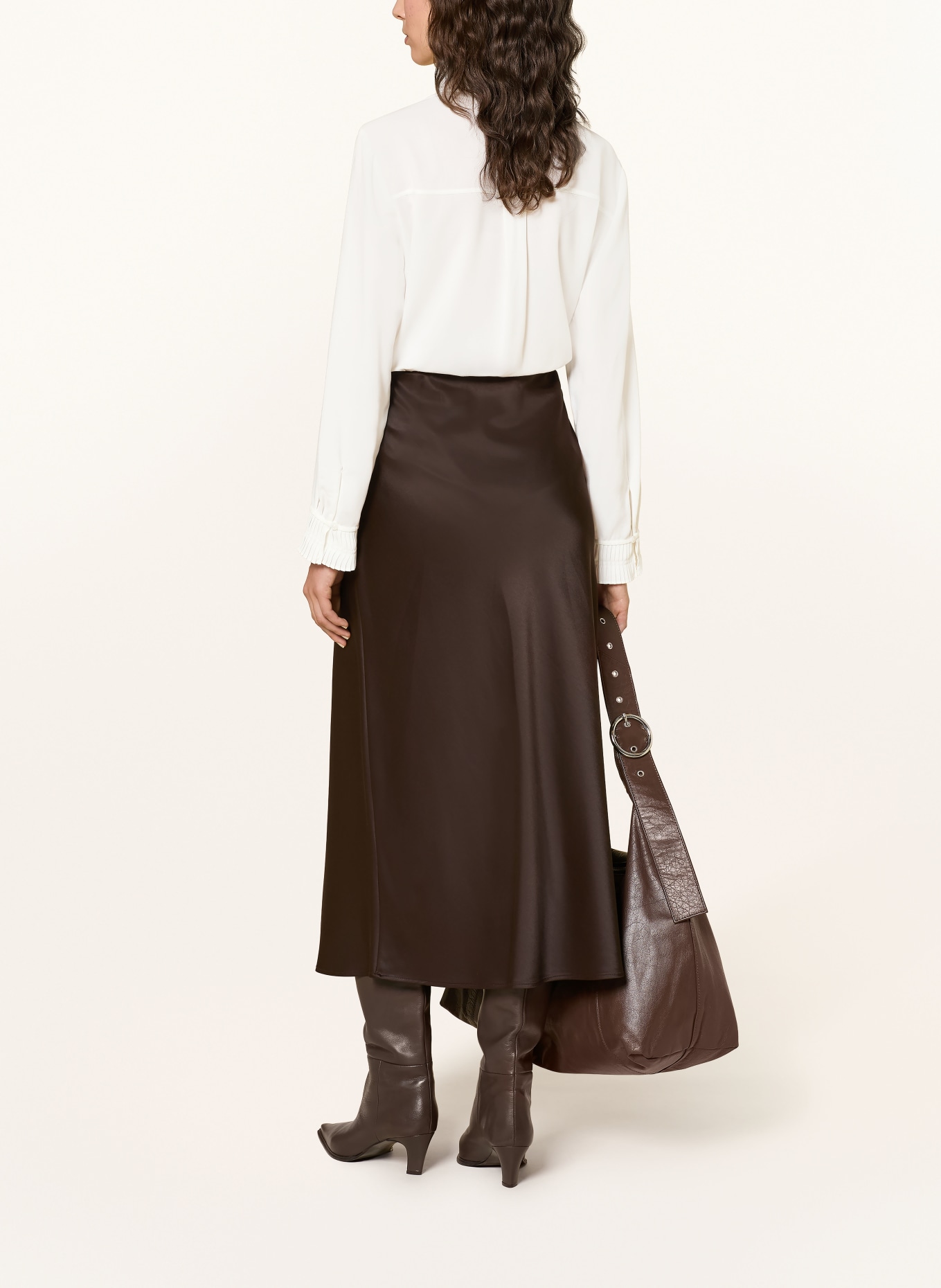 s.Oliver BLACK LABEL Blouse met plooien: WIT