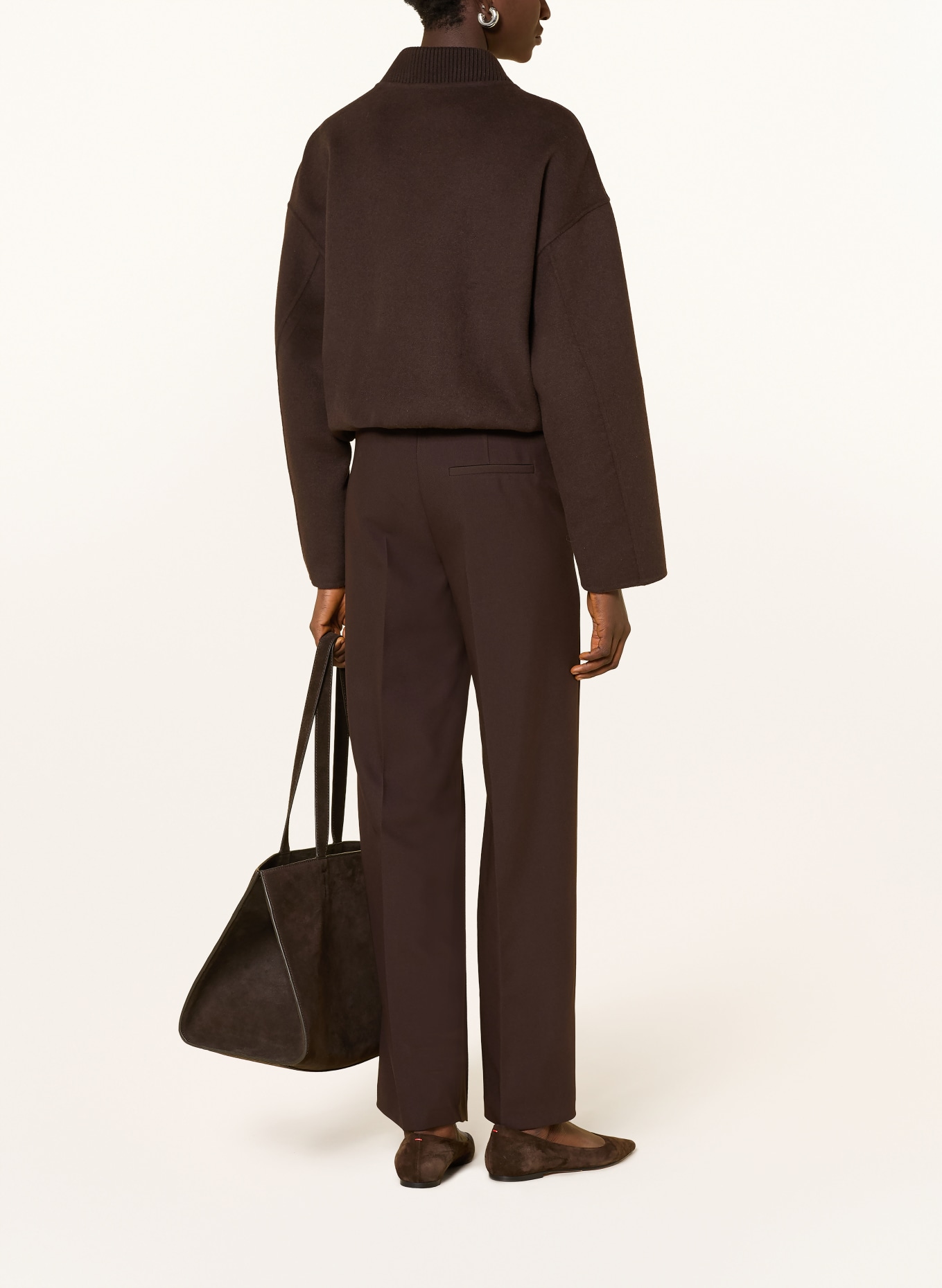 s.Oliver BLACK LABEL Marlenehose: DUNKELBRAUN