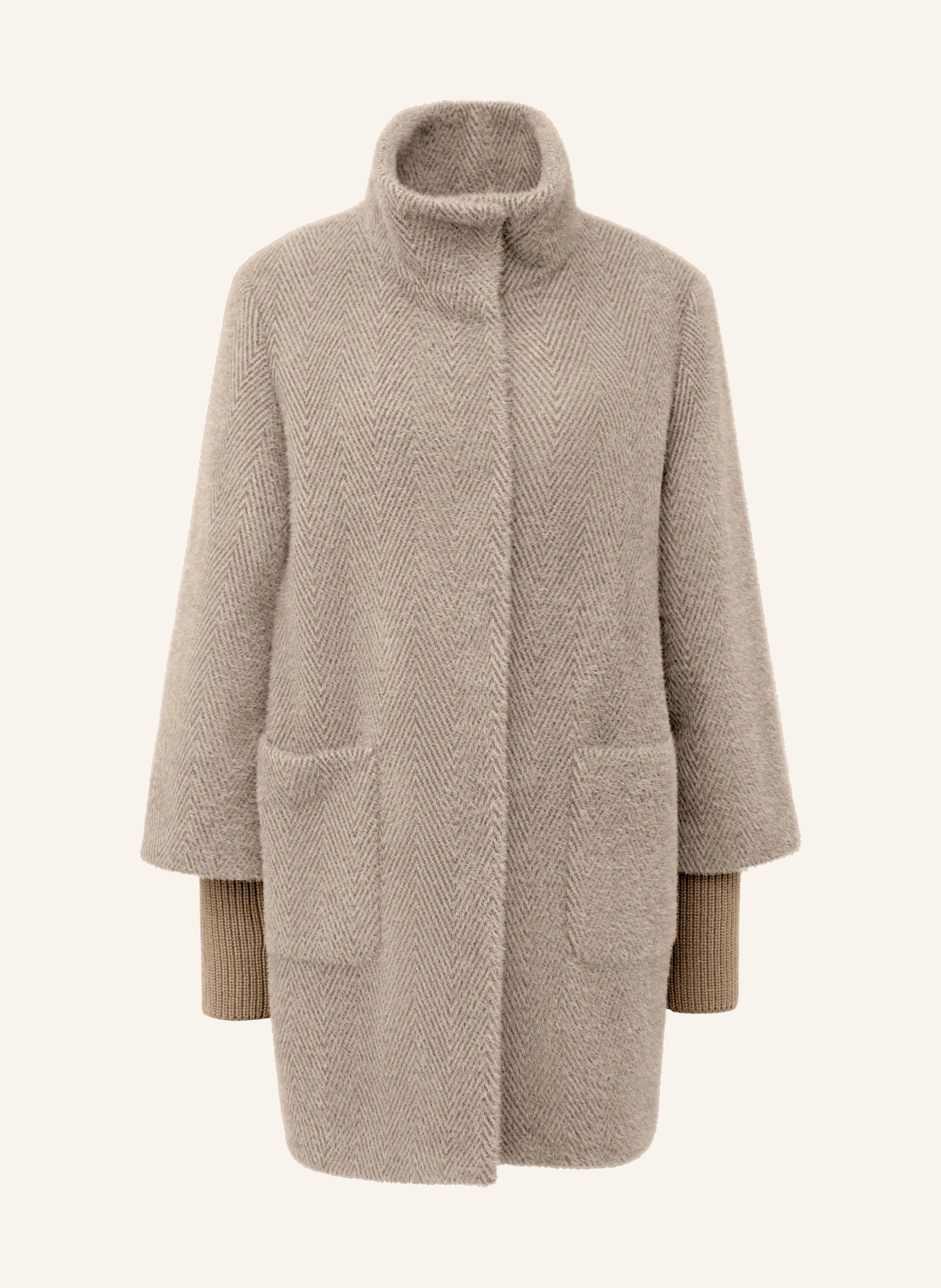 s.Oliver BLACK LABEL Coat: BEIGE / LIGHT BROWN