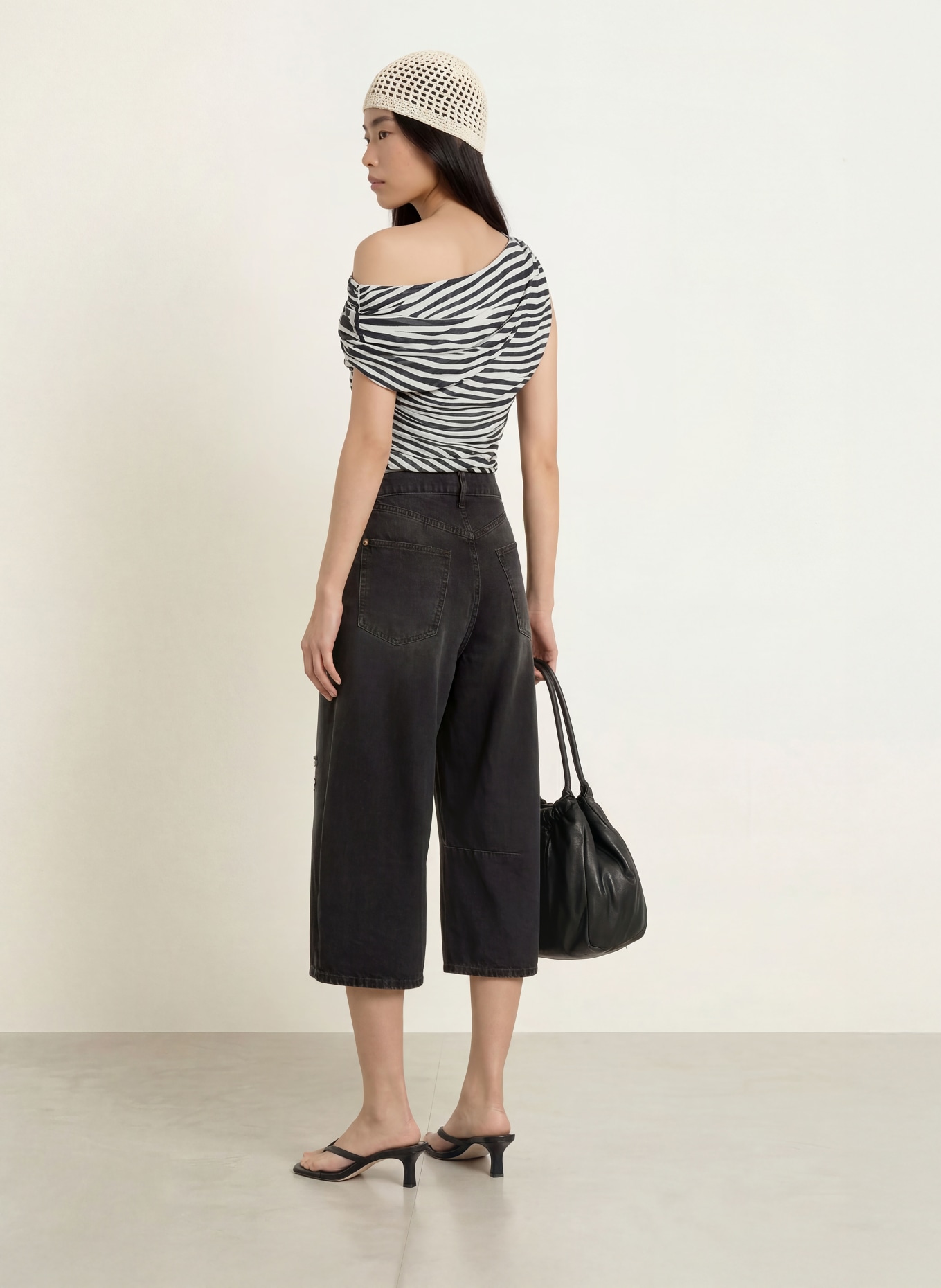 MAC DAYDREAM Jeans-culotte LOS ANGELES: J987 DD mocha used wash