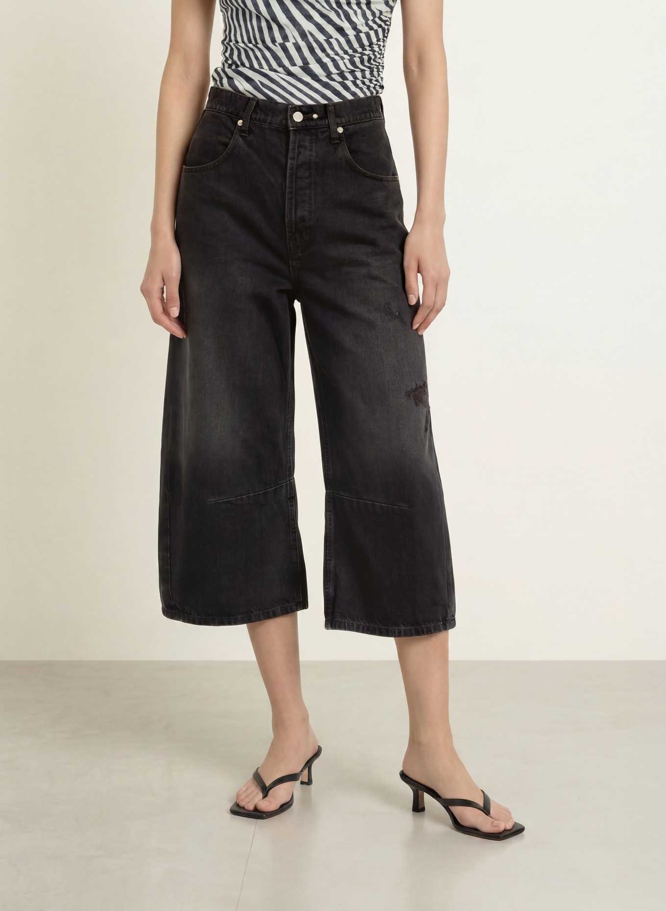 MAC DAYDREAM Jeans-culotte LOS ANGELES: J987 DD mocha used wash