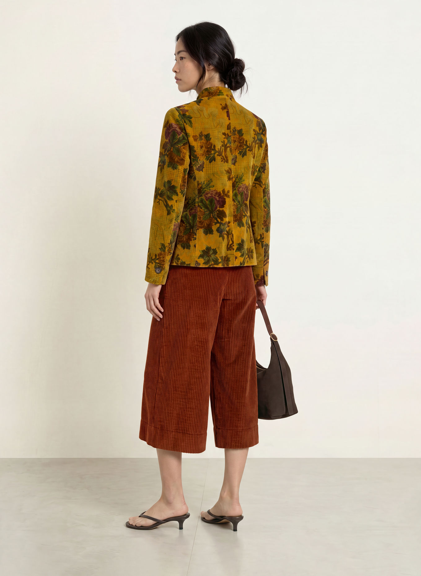 Luis Trenker Pantalon style jupe-culotte LULILIBETH: MARRON