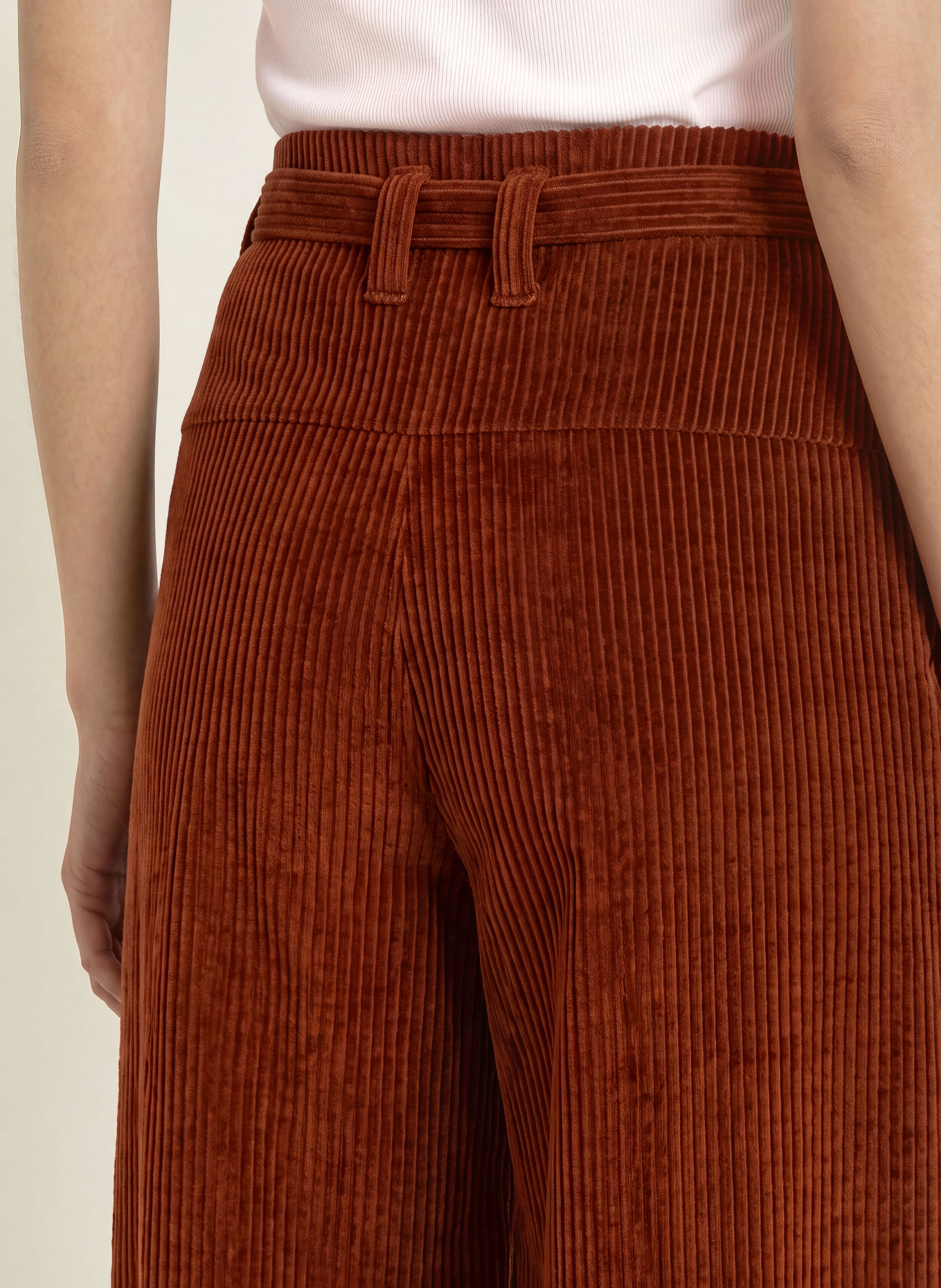 Luis Trenker Pantalon style jupe-culotte LULILIBETH: MARRON