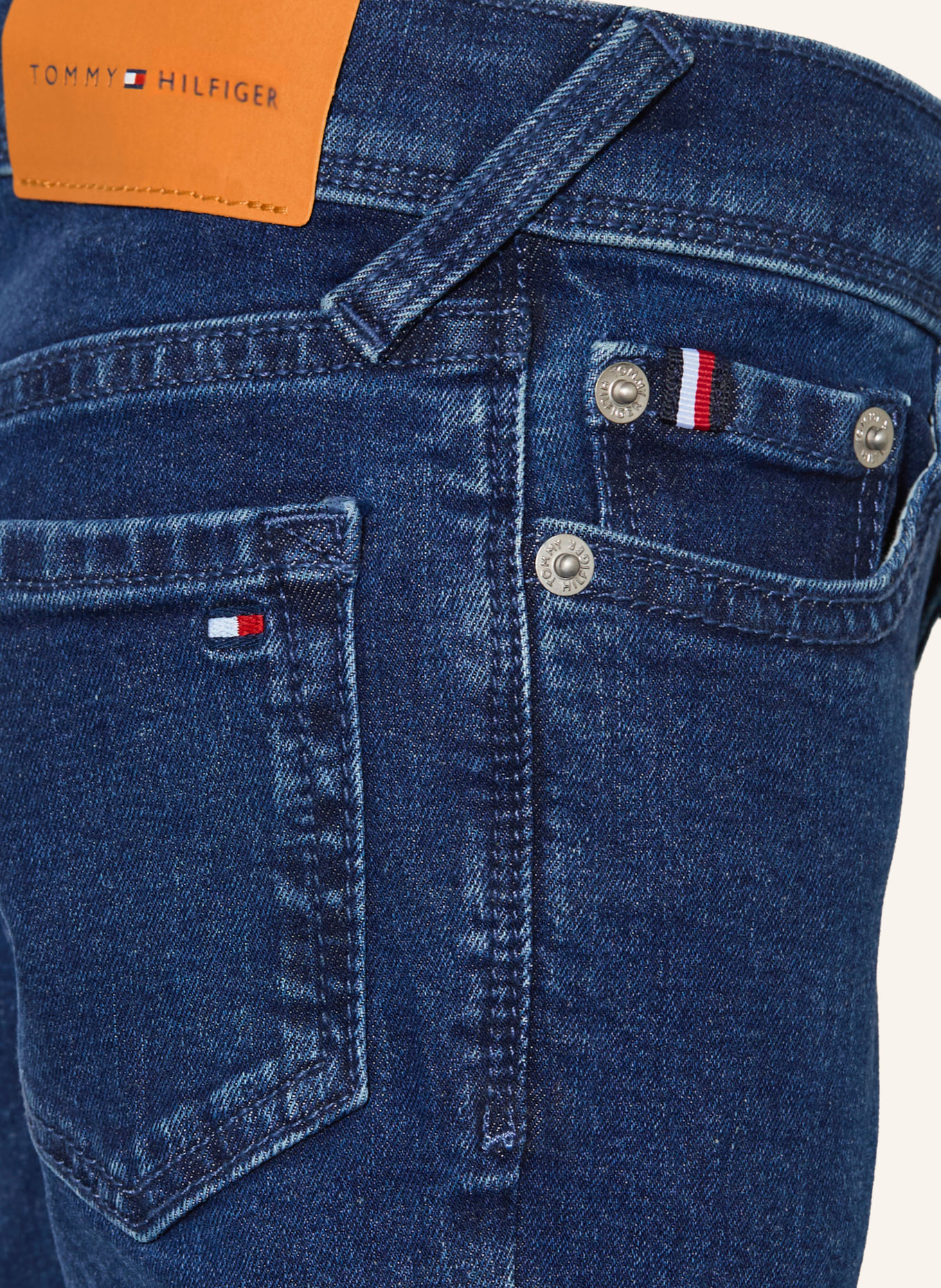 TOMMY HILFIGER Slim-Fit Jeans: 1BL Darkused