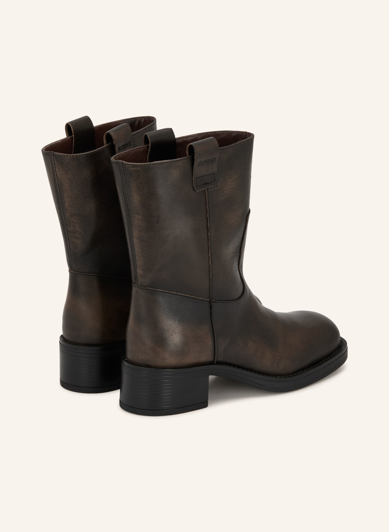 ALOHAS Boots RAJAN: DUNKELBRAUN