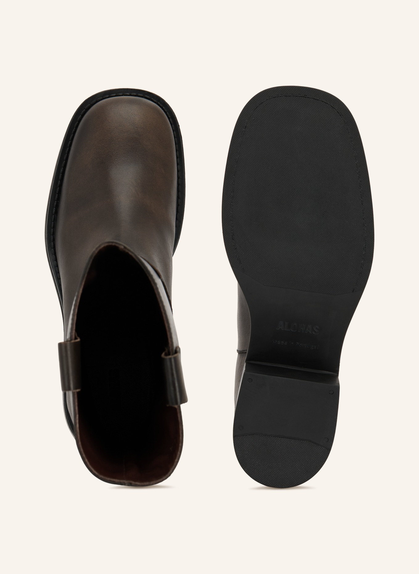 ALOHAS Boots RAJAN: DUNKELBRAUN