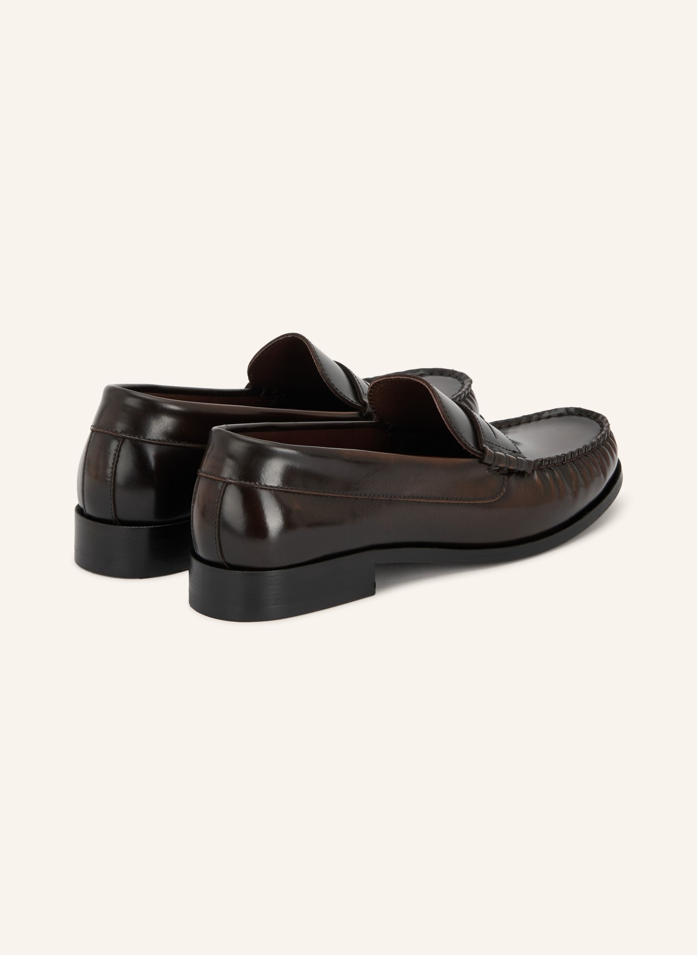 ALOHAS RIVET Penny loafer: DARK BROWN