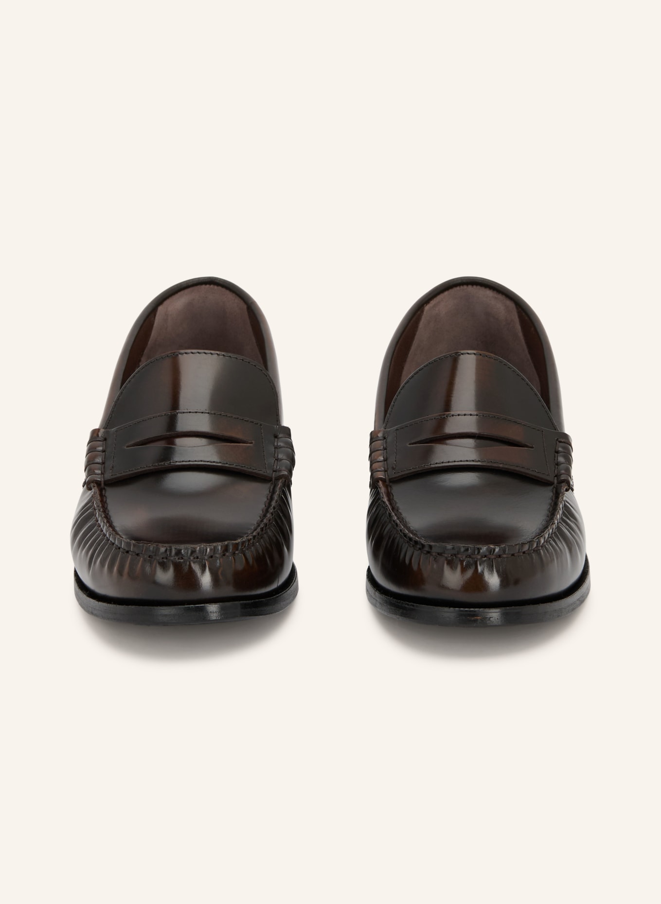 ALOHAS RIVET Penny loafer: DARK BROWN
